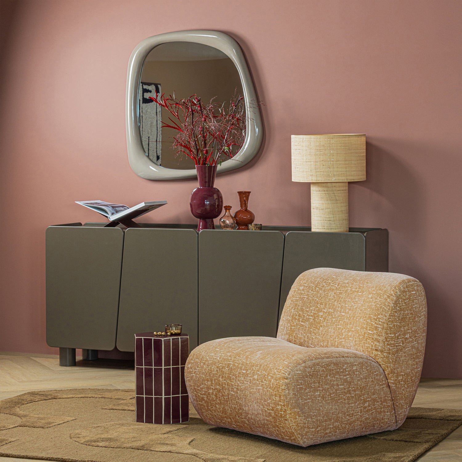 PLU Plum Side Table