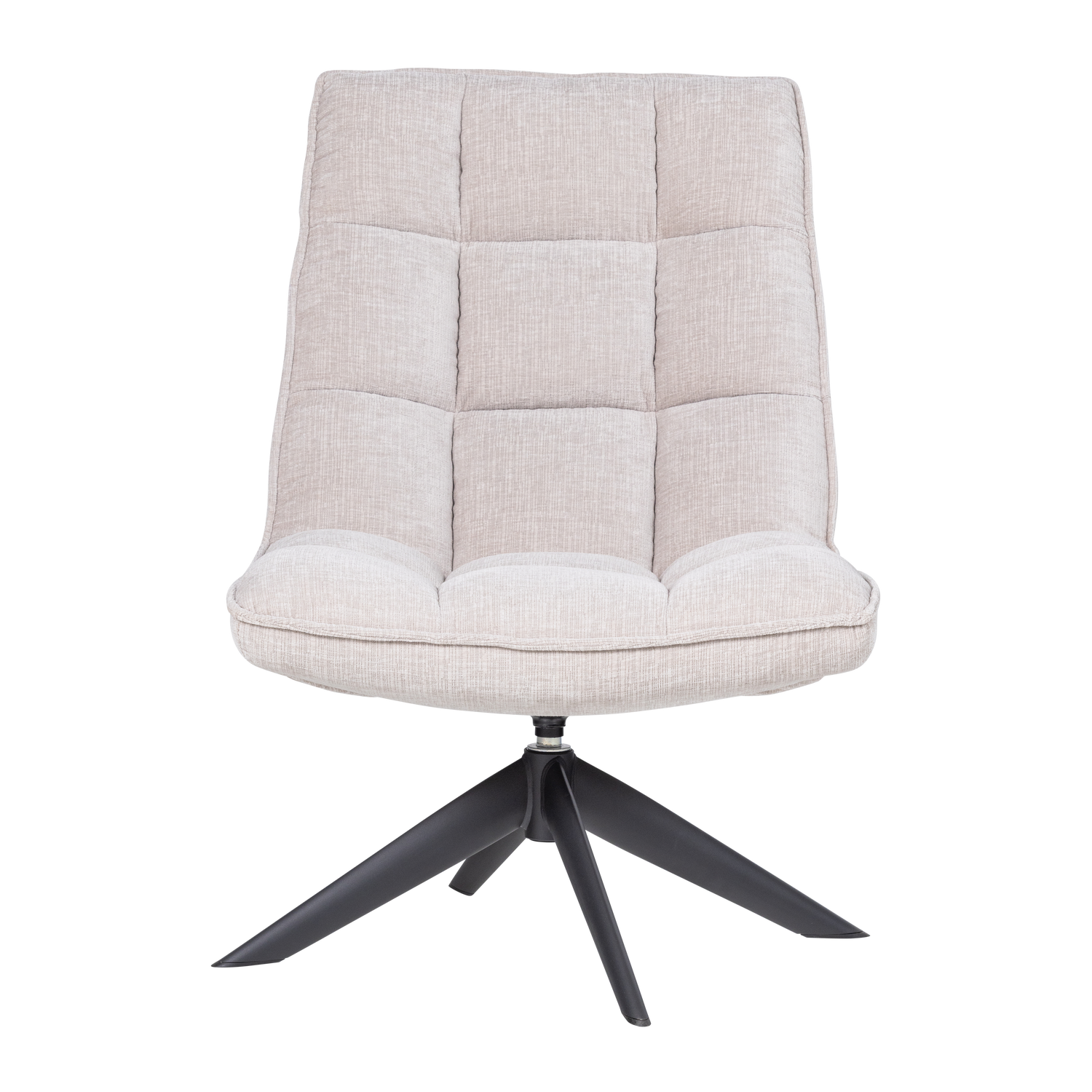 Drehstuhl JOUKE hellbeige Chenille
