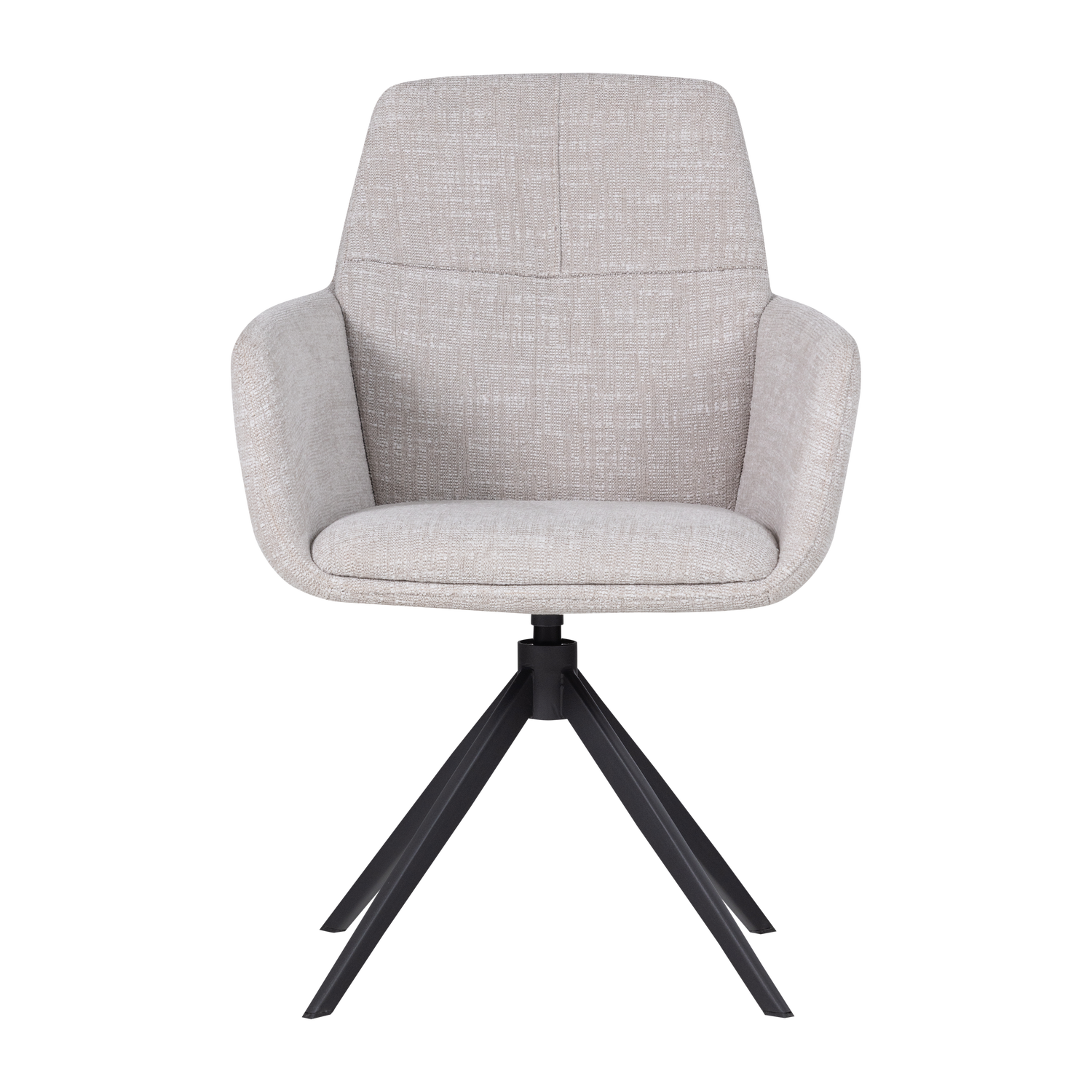 GRANT Swivel Chair in Gray-Beige Mélange