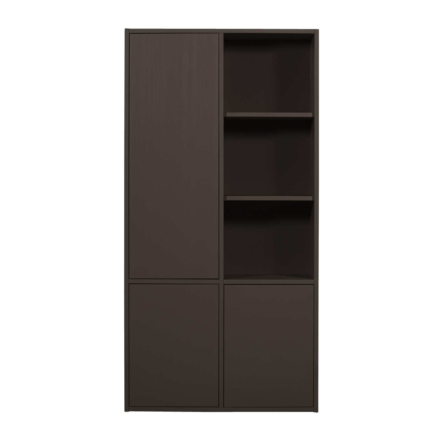 MEREL Brown Cabinet Shelf