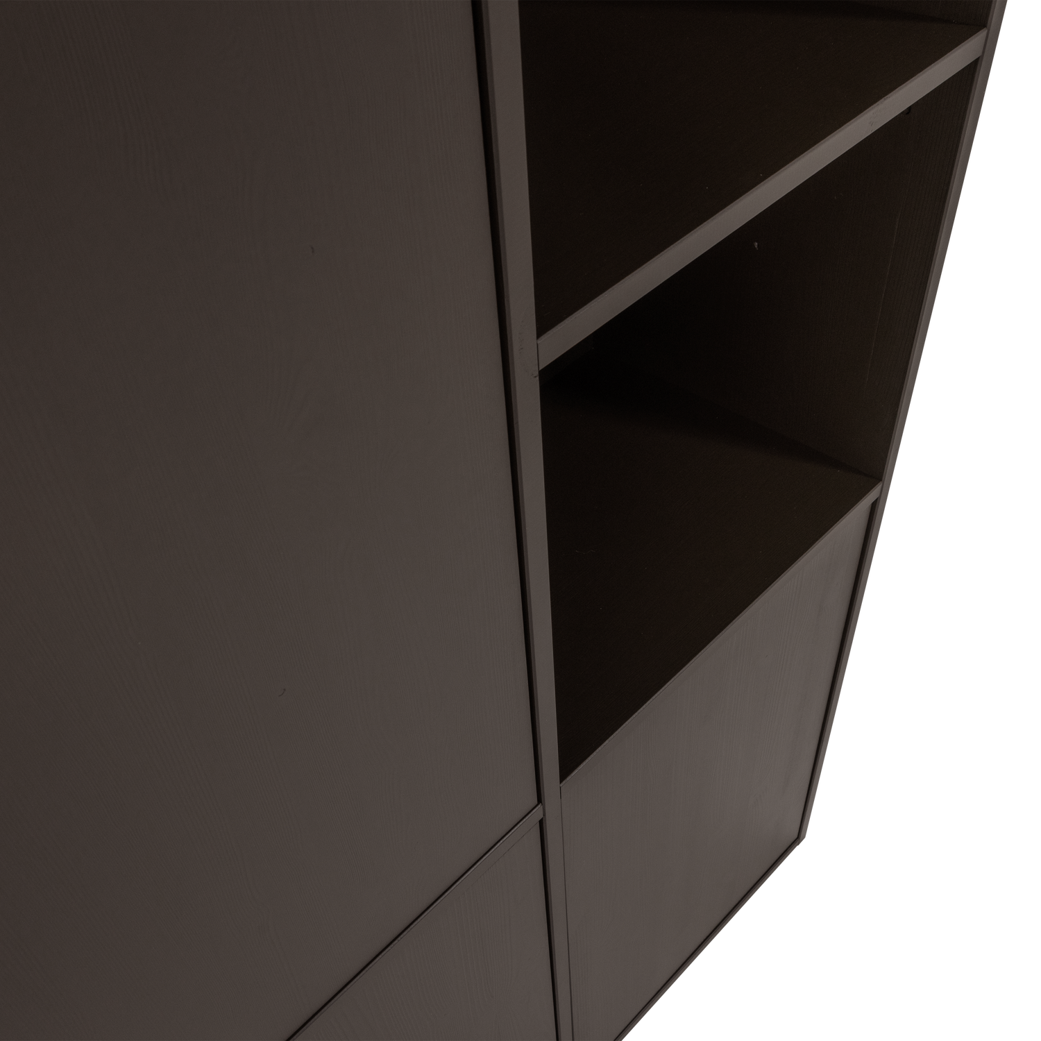 Schrank mit Regalen MEGGY braun