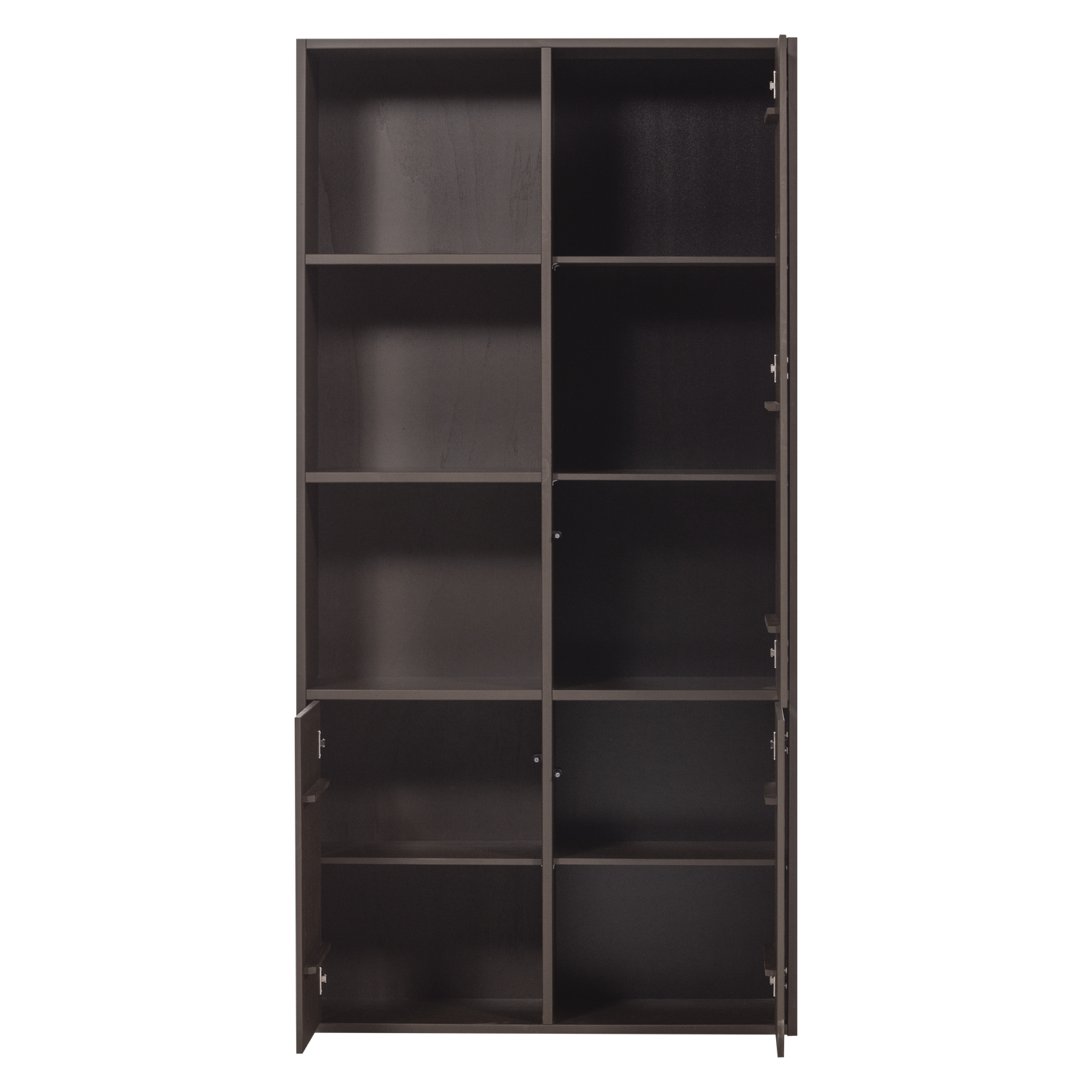 Schrank mit Regalen MEGGY braun