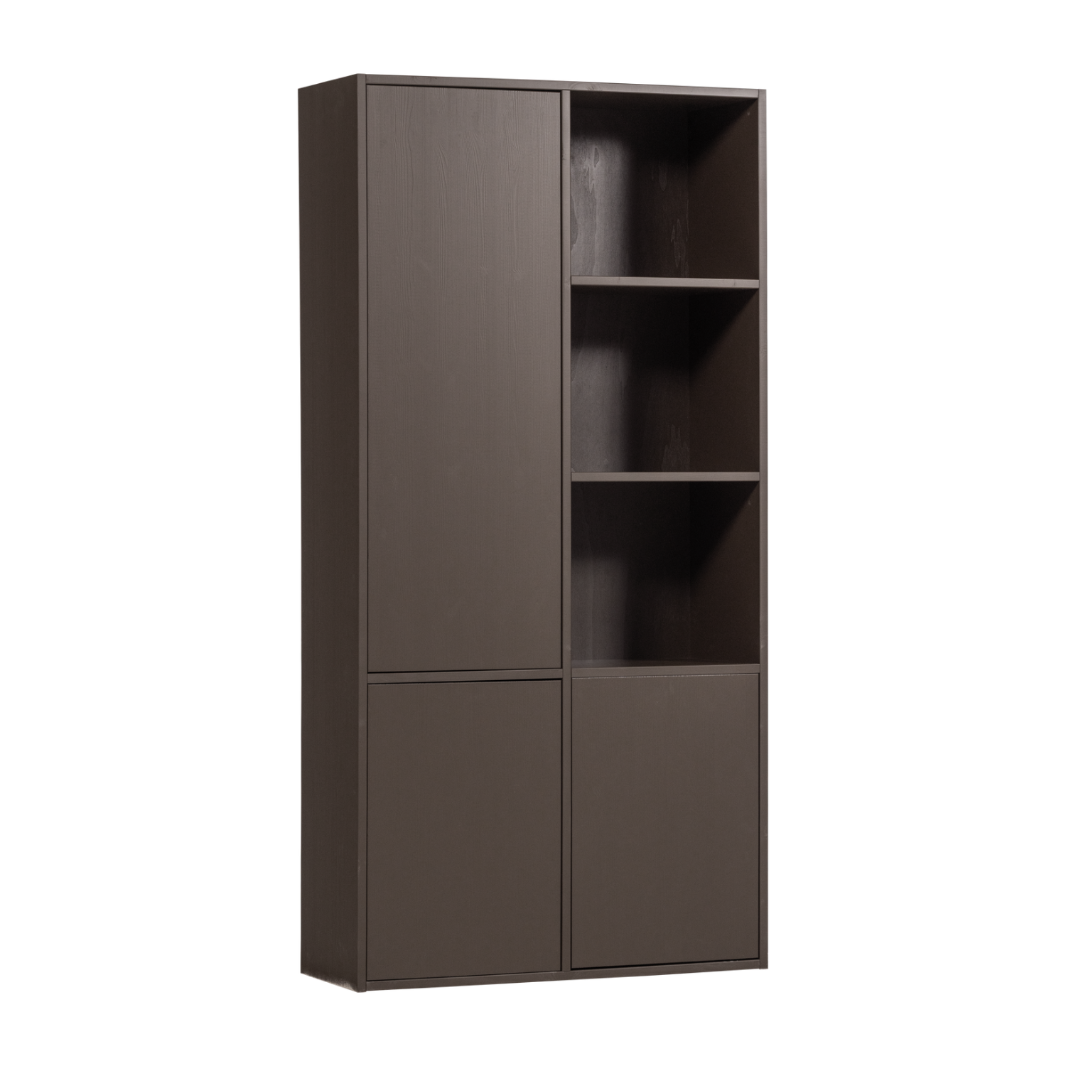 Schrank mit Regalen MEGGY braun