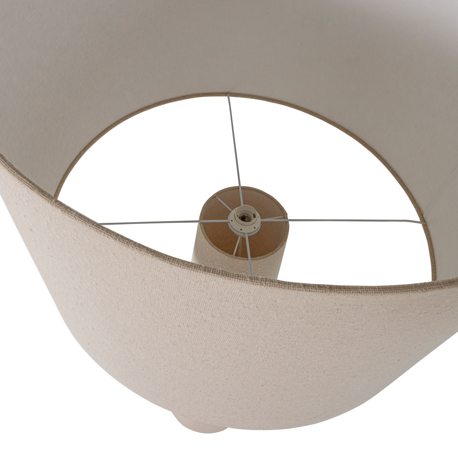 Stehlampe LOFT XXL beige Boucle