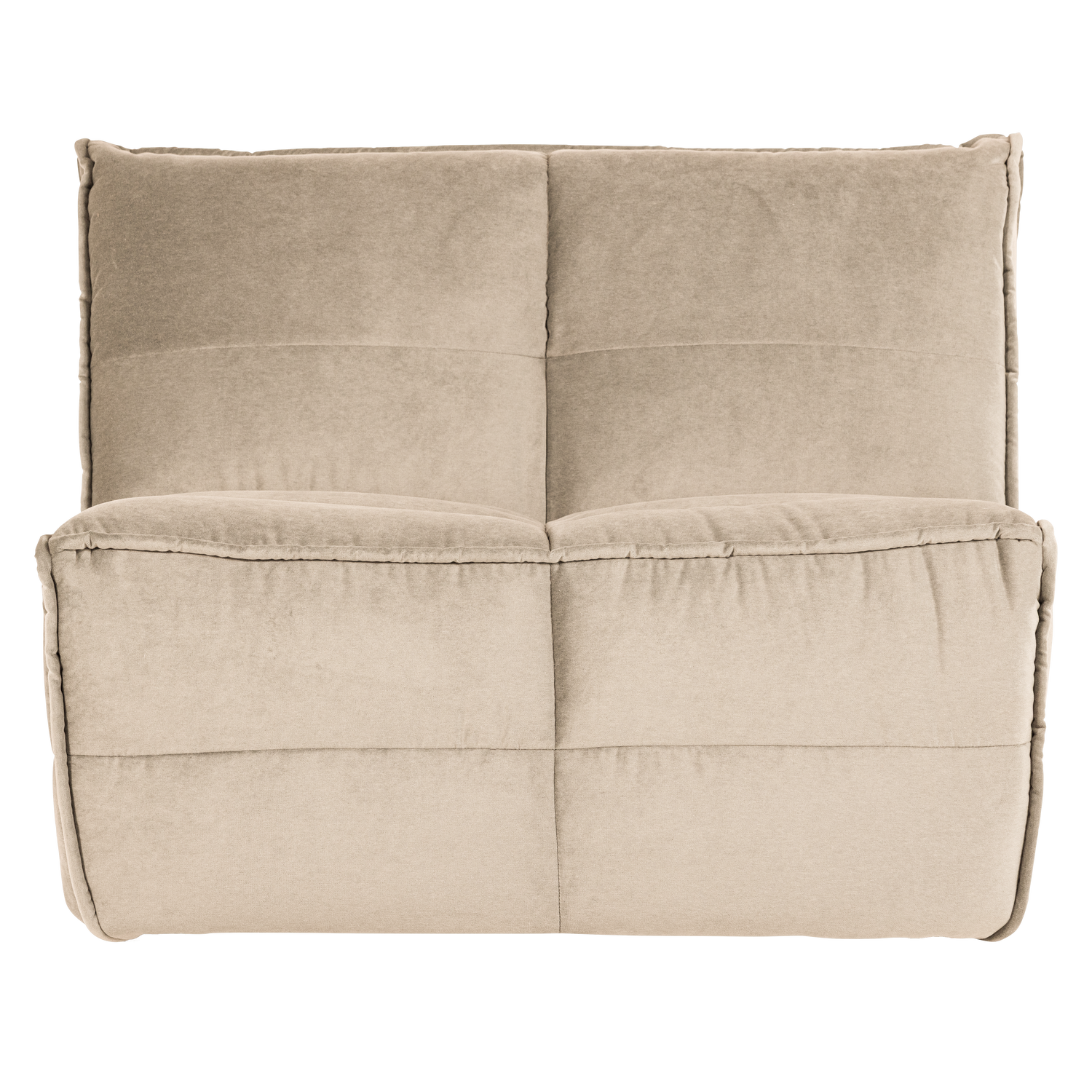 Sessel / Samtmodul CLUSTER hellbeige