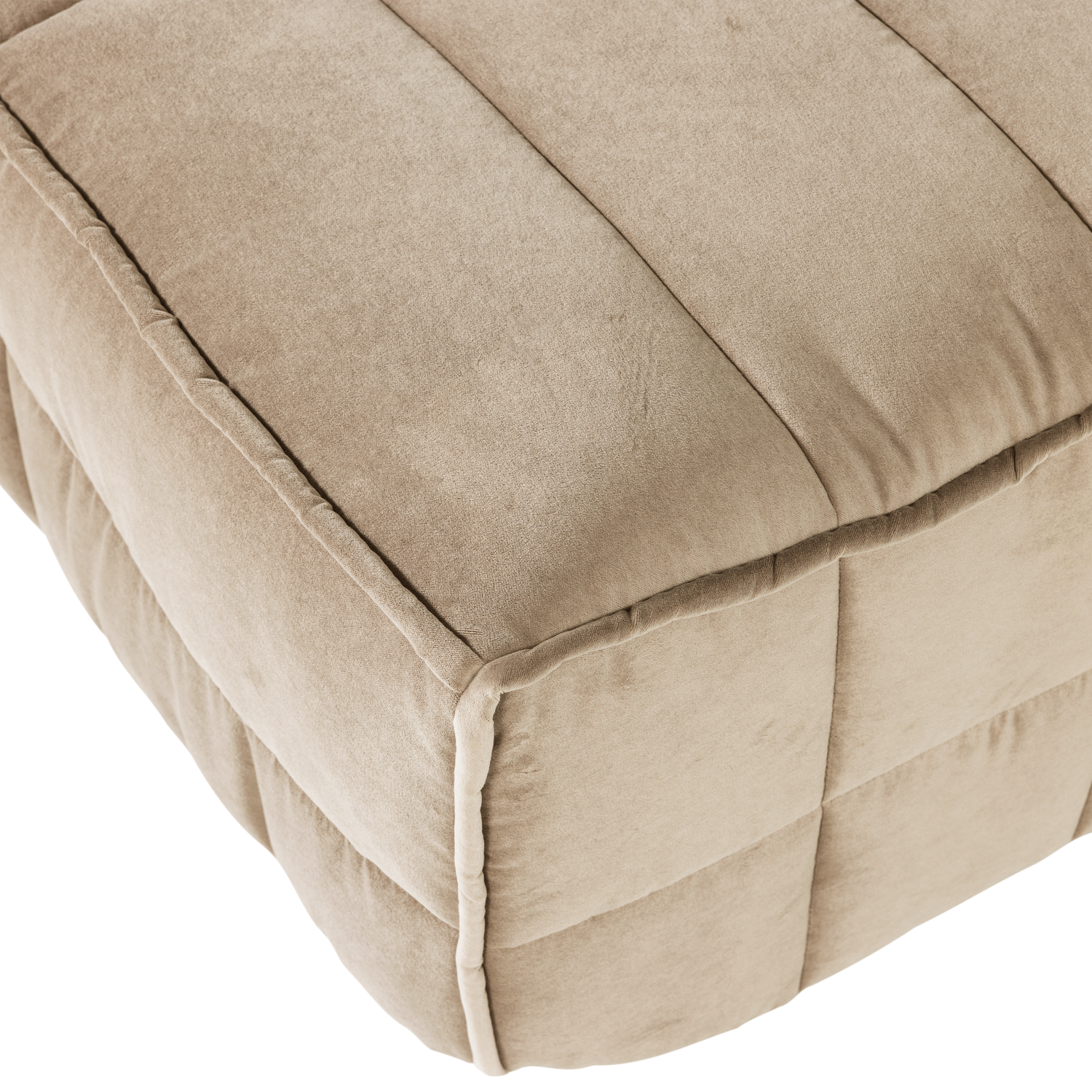 Velvet Pouf CLUSTER Sand