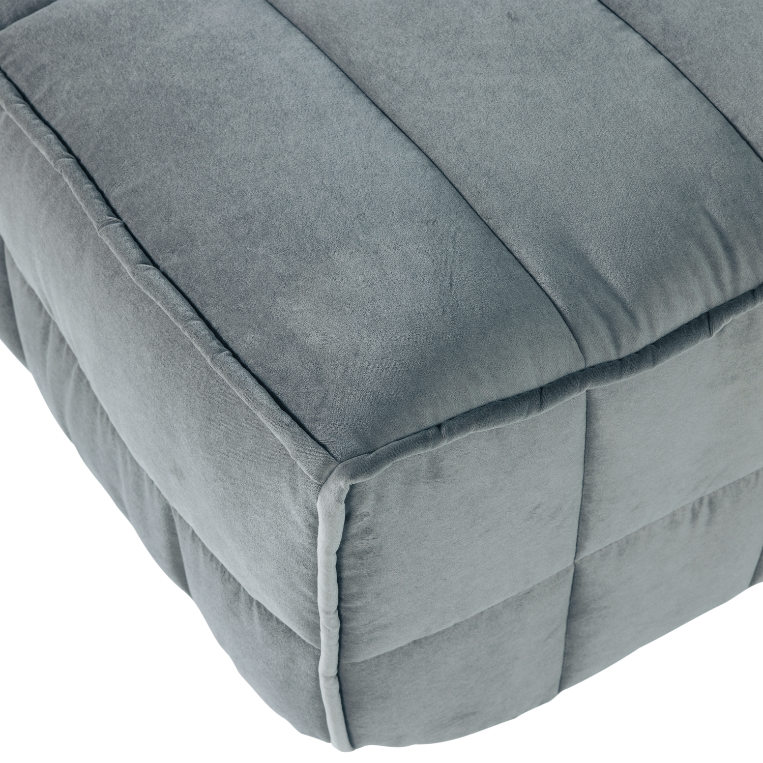 Velvet Pouf CLUSTER in Turquoise