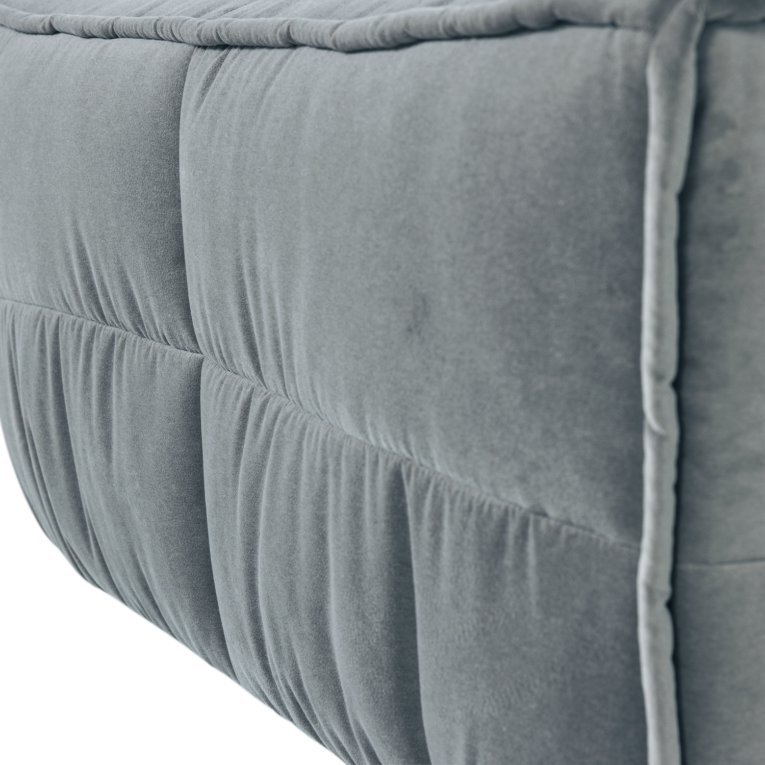 Velvet Pouf CLUSTER in Turquoise