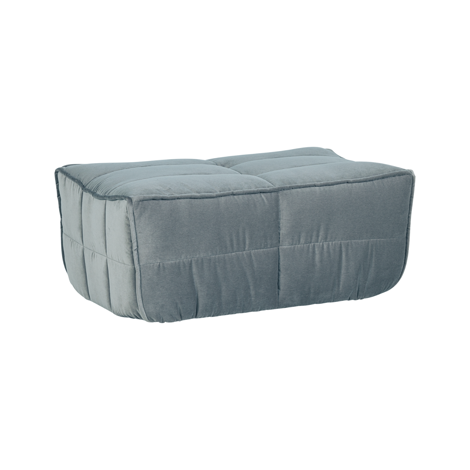Velvet Pouf CLUSTER in Turquoise