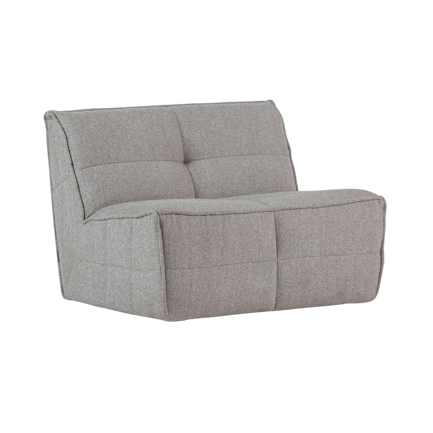 Chair / module CLUSTER gray bouclé