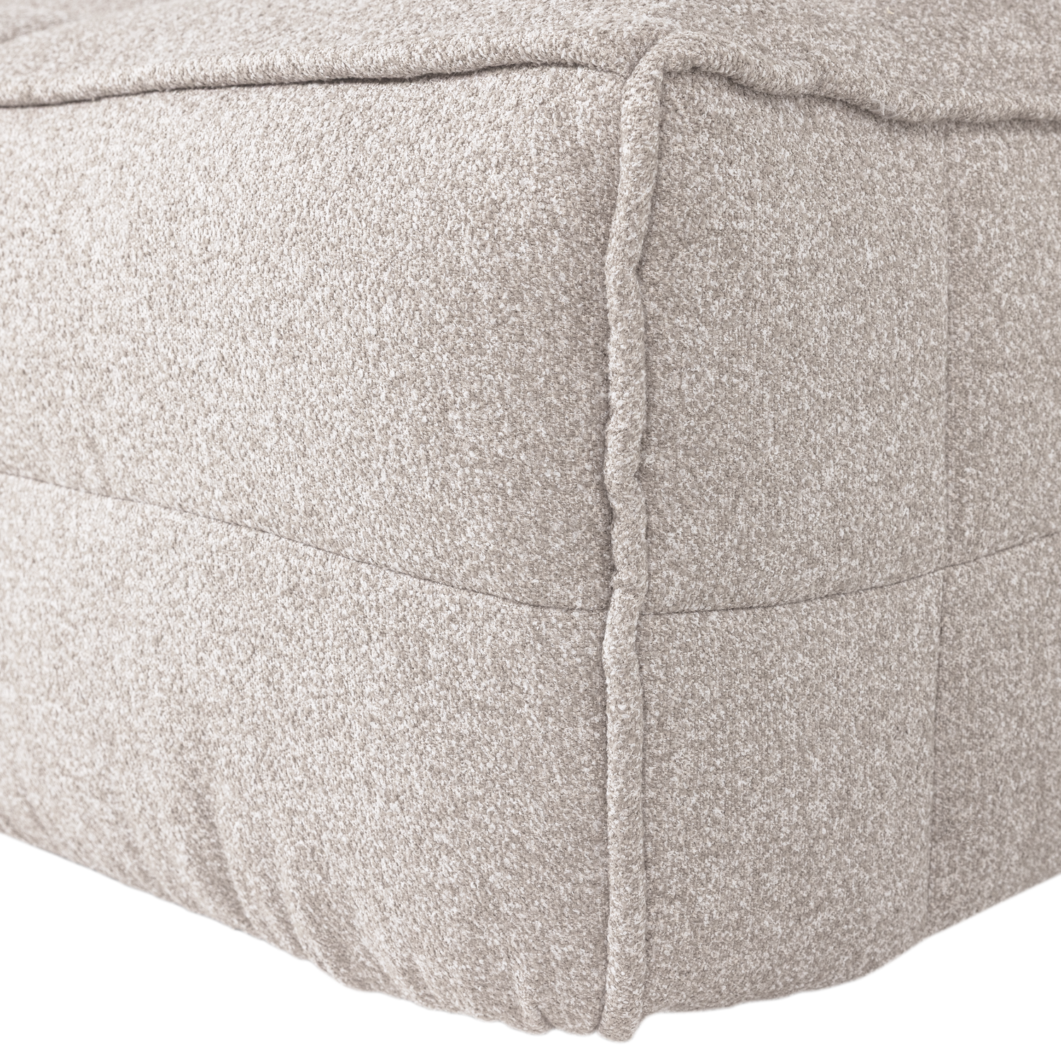 Cluster Pouf Sand Bouclé