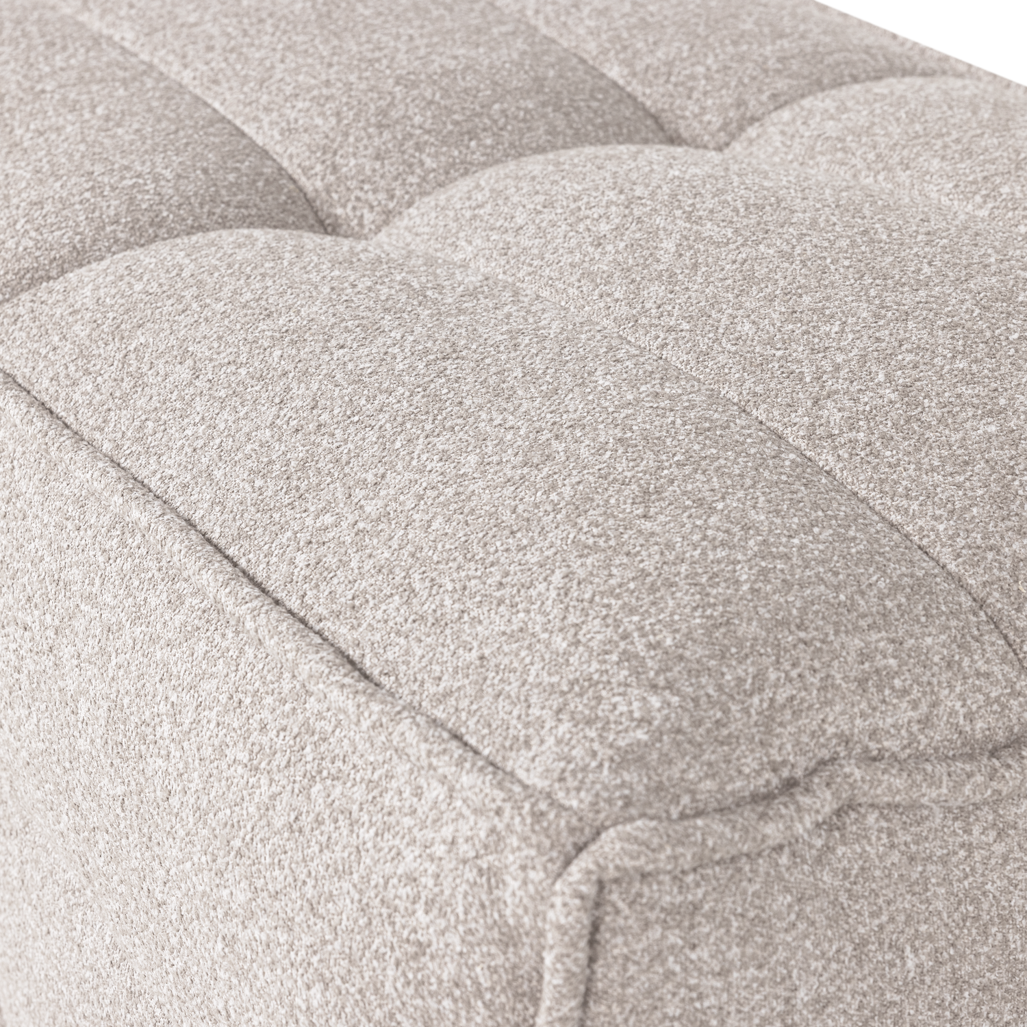 Cluster Pouf Sand Bouclé