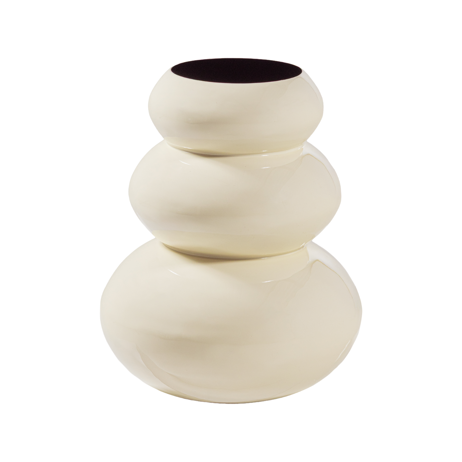 Vase TERA cremiges Beige