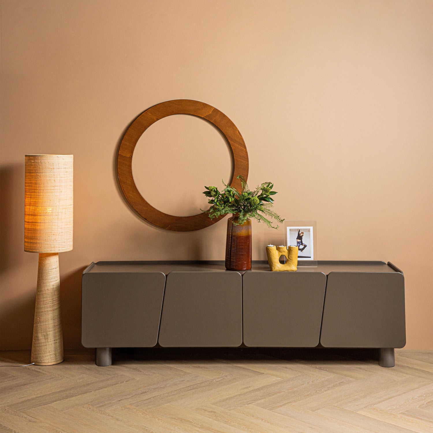 RTV-Sideboard ROOT trüffelbraun