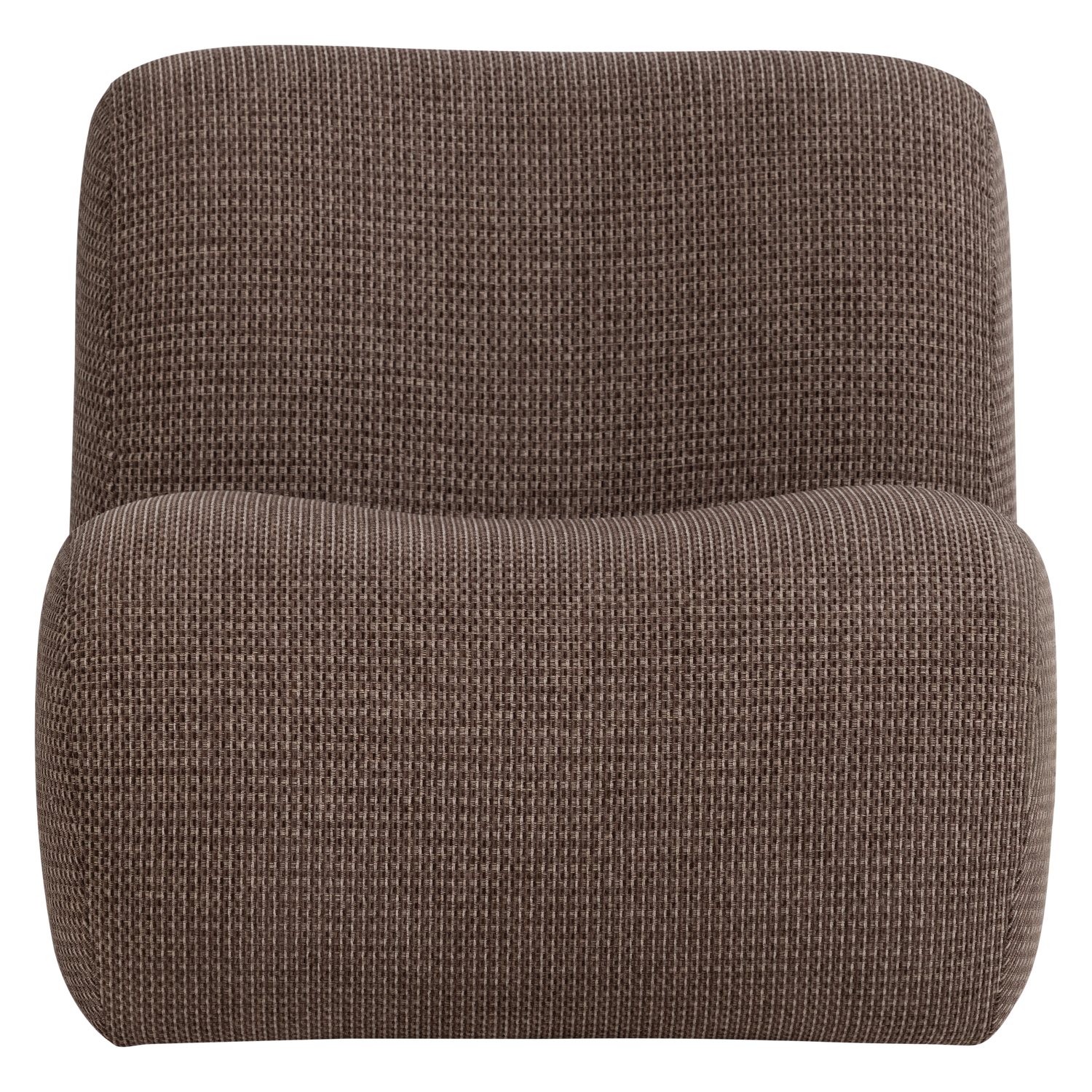 NOMU Armchair in Brown Chenille
