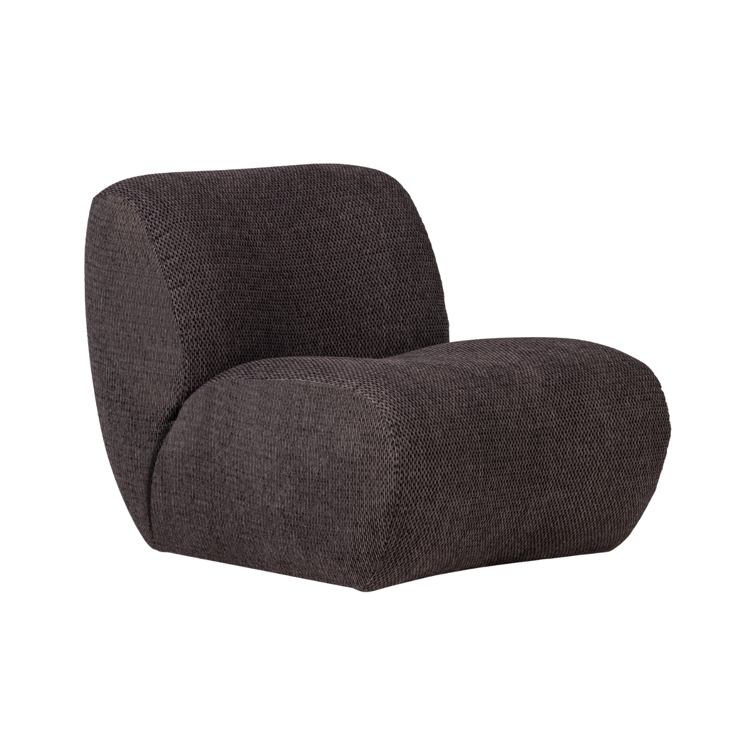 Sessel NOMU anthrazitfarbenes Chenille