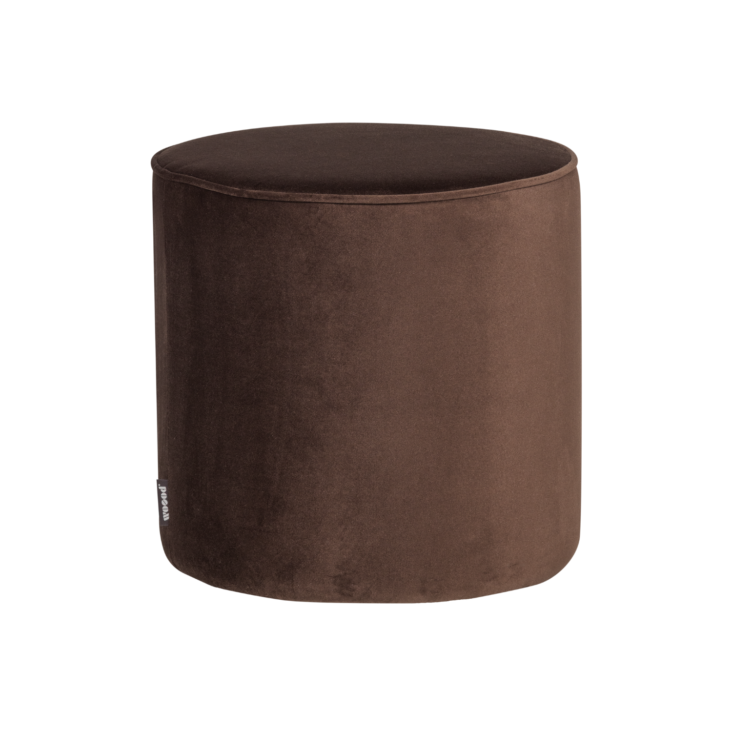 Chocolate Velvet Pouf SARA