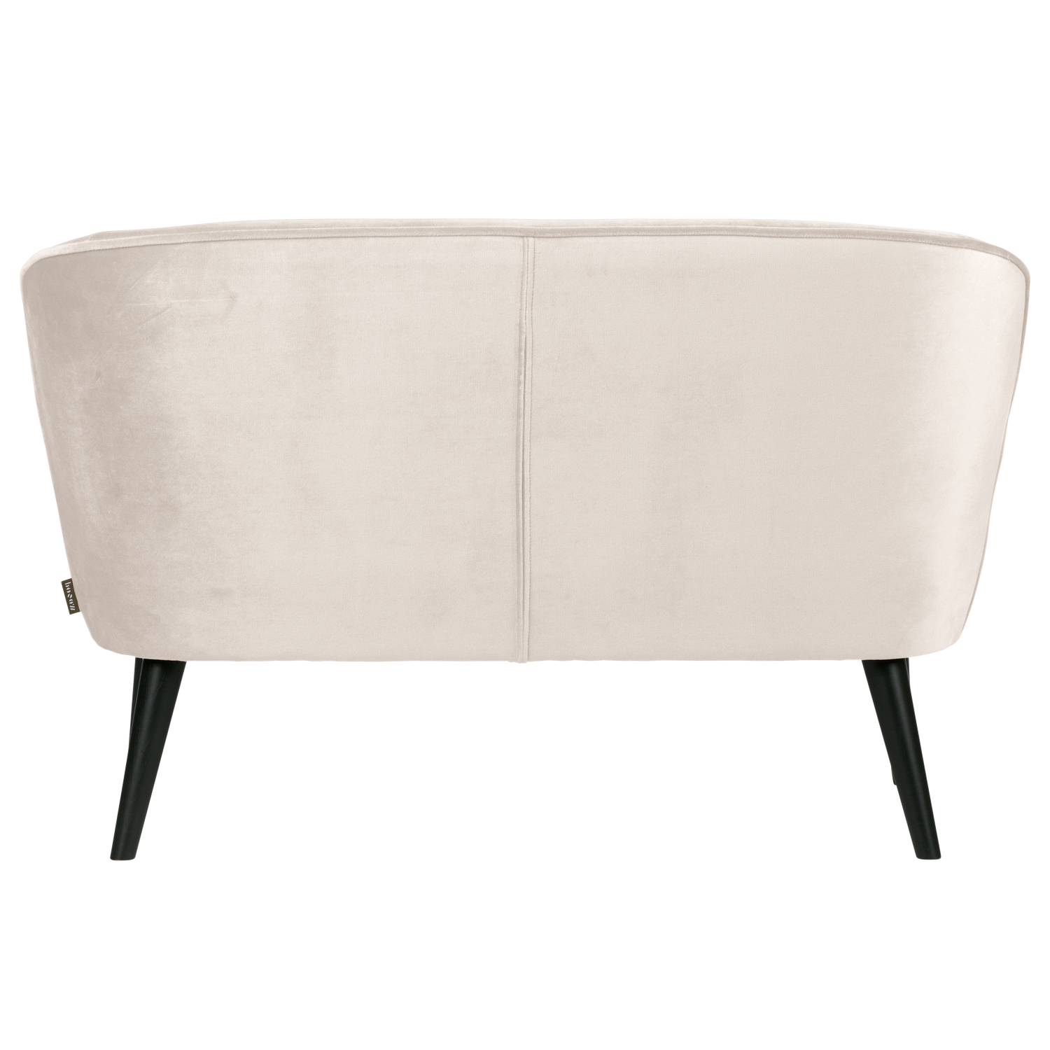 Velvet Sofa SARA Broken White