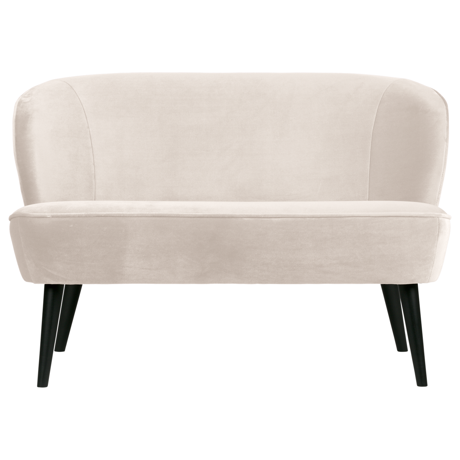 Velvet Sofa SARA Broken White