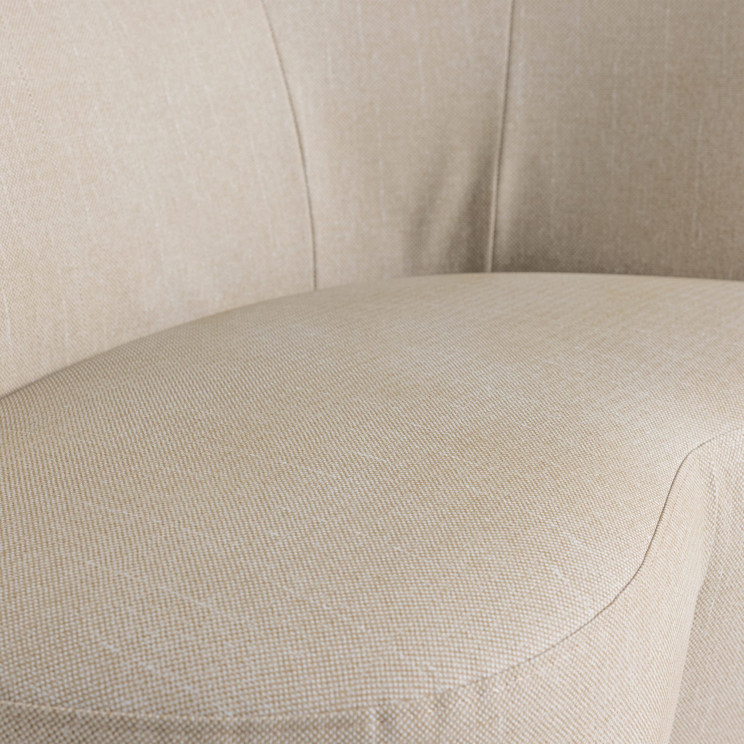 Right-facing garden sofa STONE sand