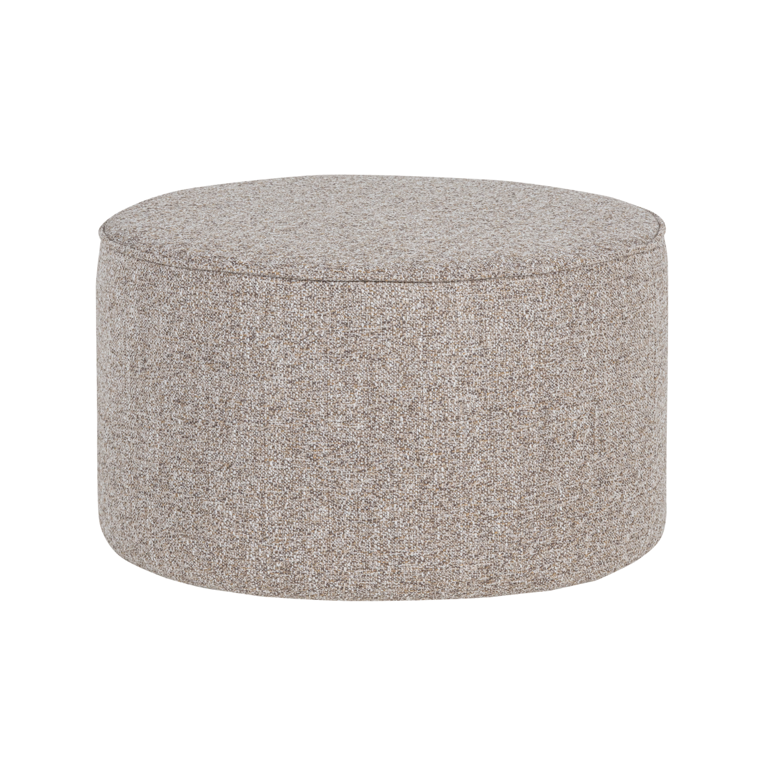 Puff SARA grau-beige Melange