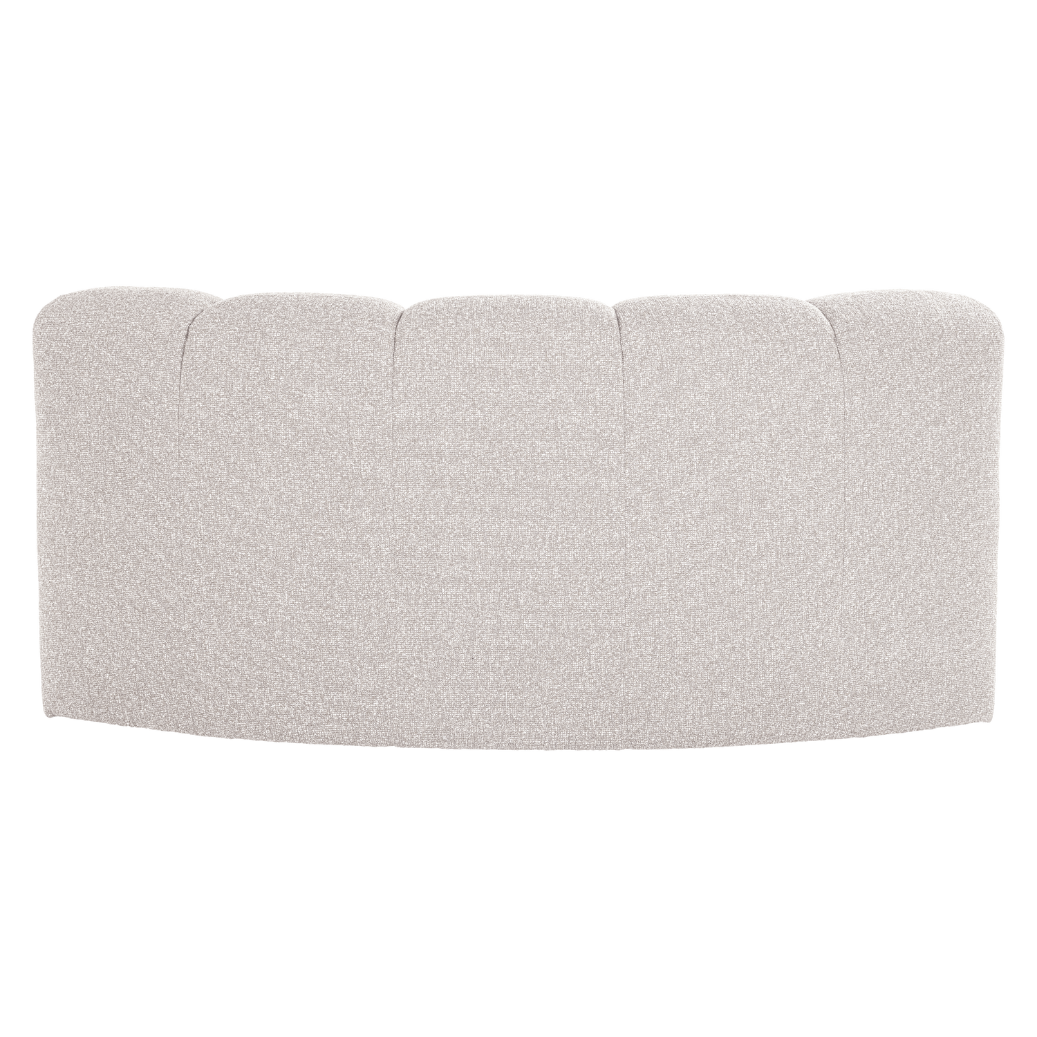 MOJO Modular Sofa - Curved Corner Element in Ecru Bouclé