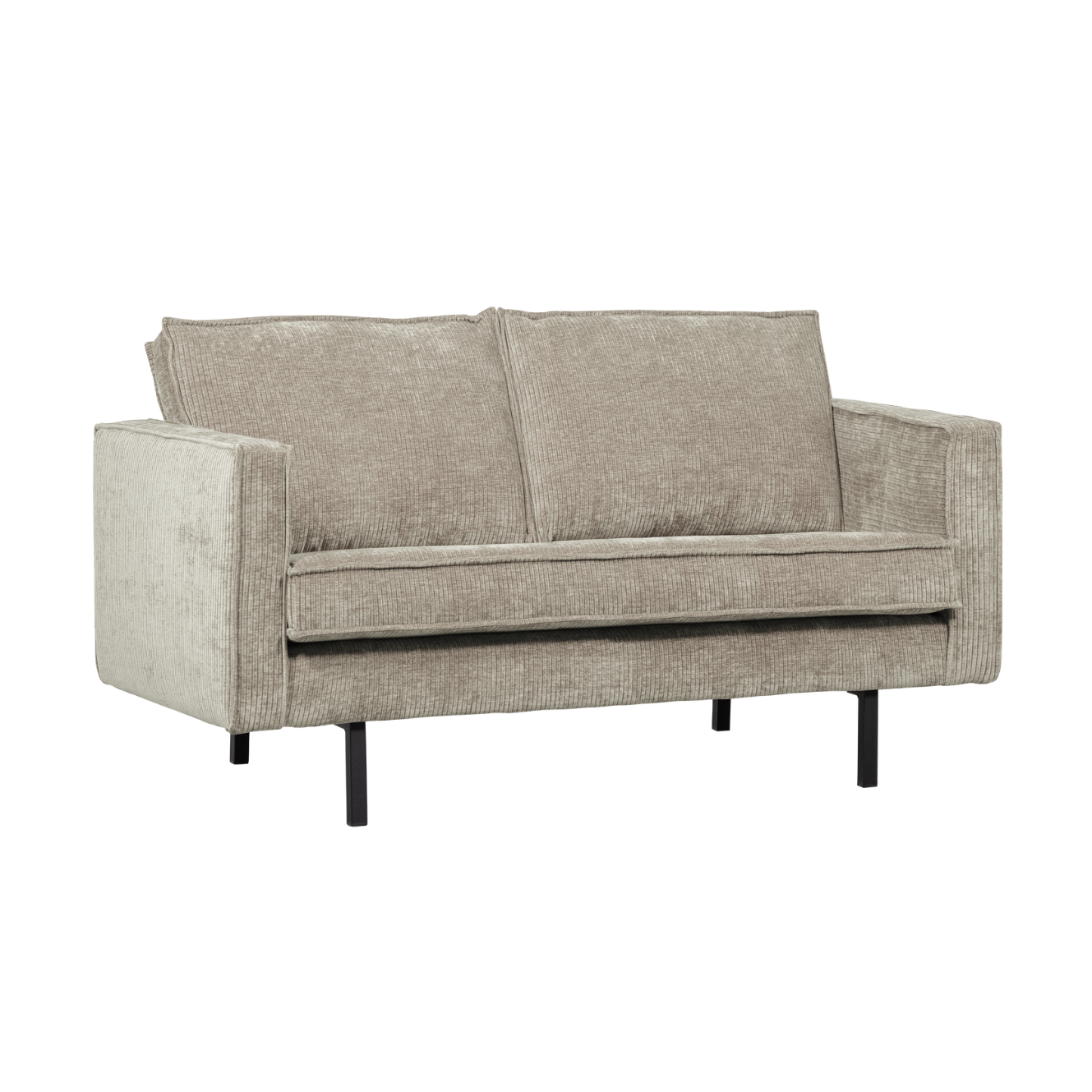 Sofa 2-sitzig RODEO sandfarbener Cord