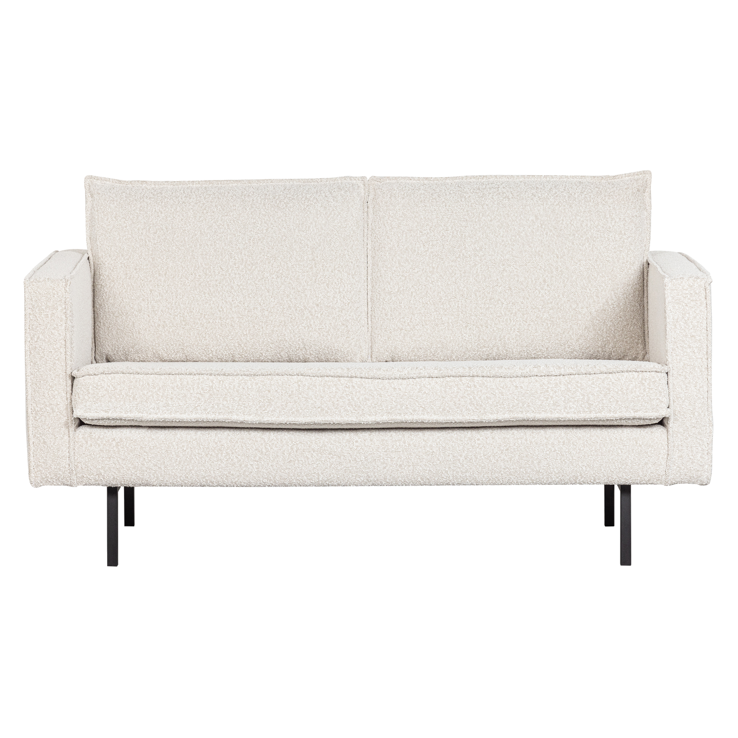 Sofa 2-sitzig RODEO cremefarbener Bouclé
