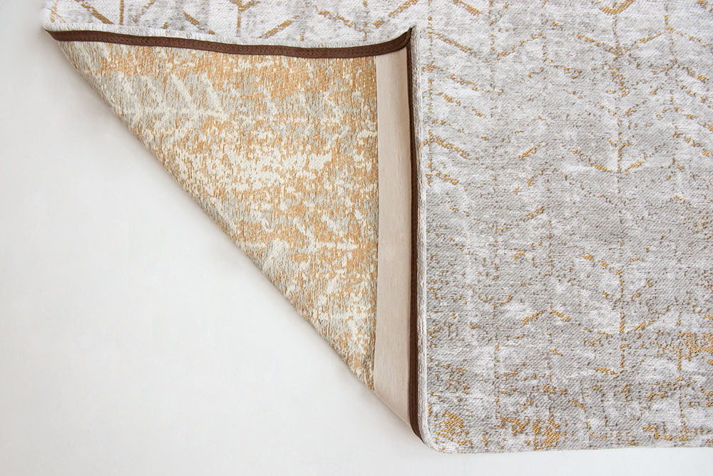 Jacobs Ladder Central Yellow Rug Beige-Gold