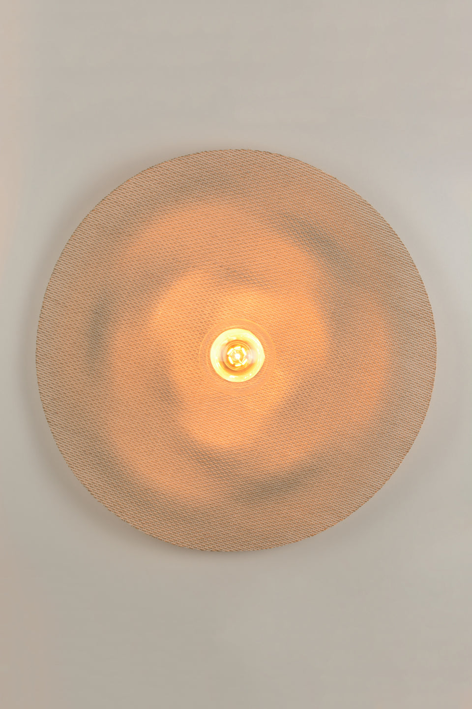 Wandlampenriven beige Leinen