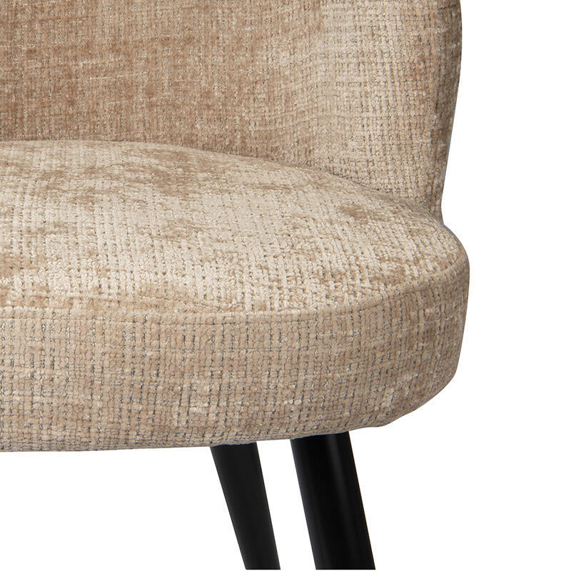 CLOUD Chair Cream Beige with Black Base
