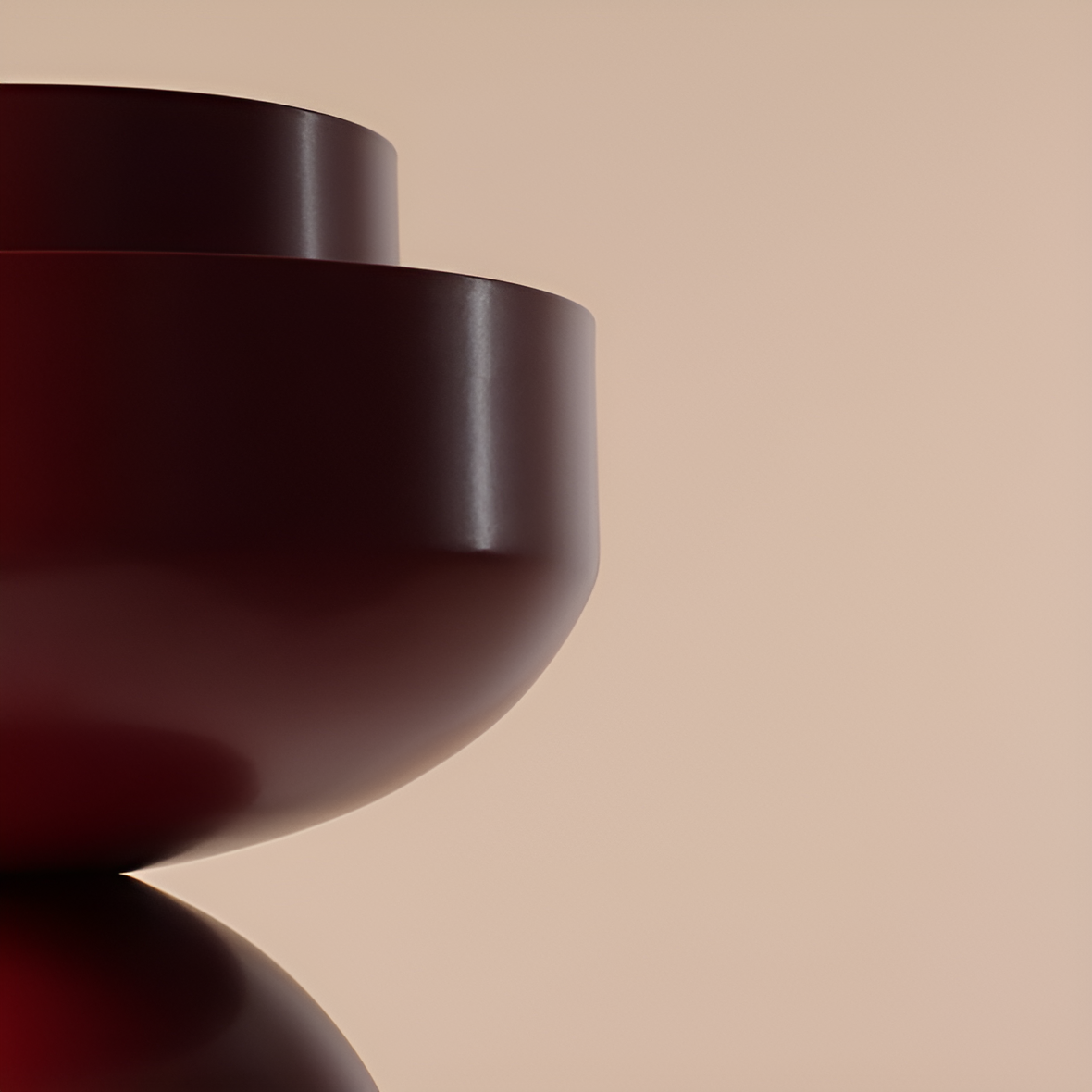 Hanging lamp burgundy