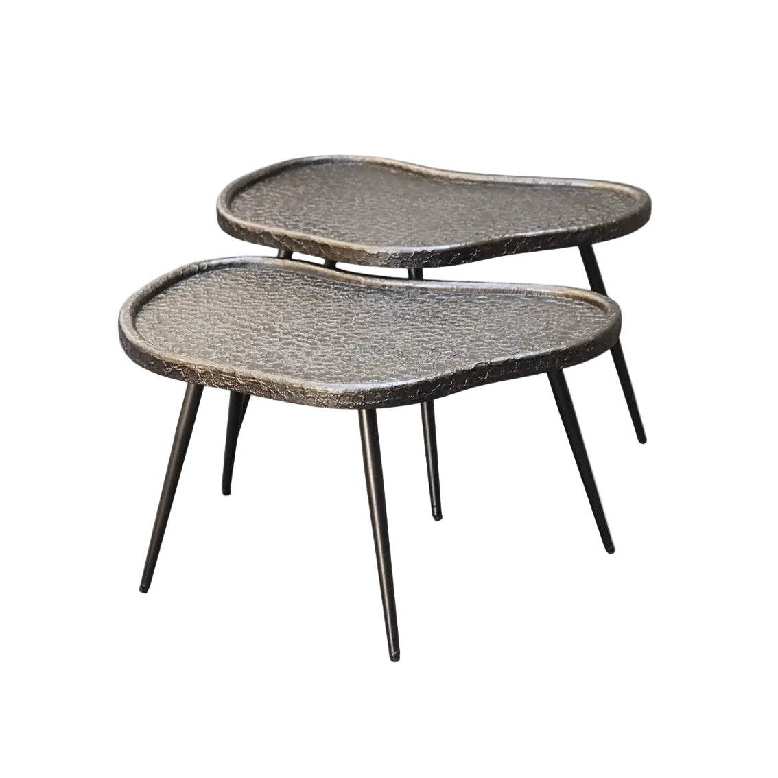 Kaffeetisch-Set BEAN braun-gold
