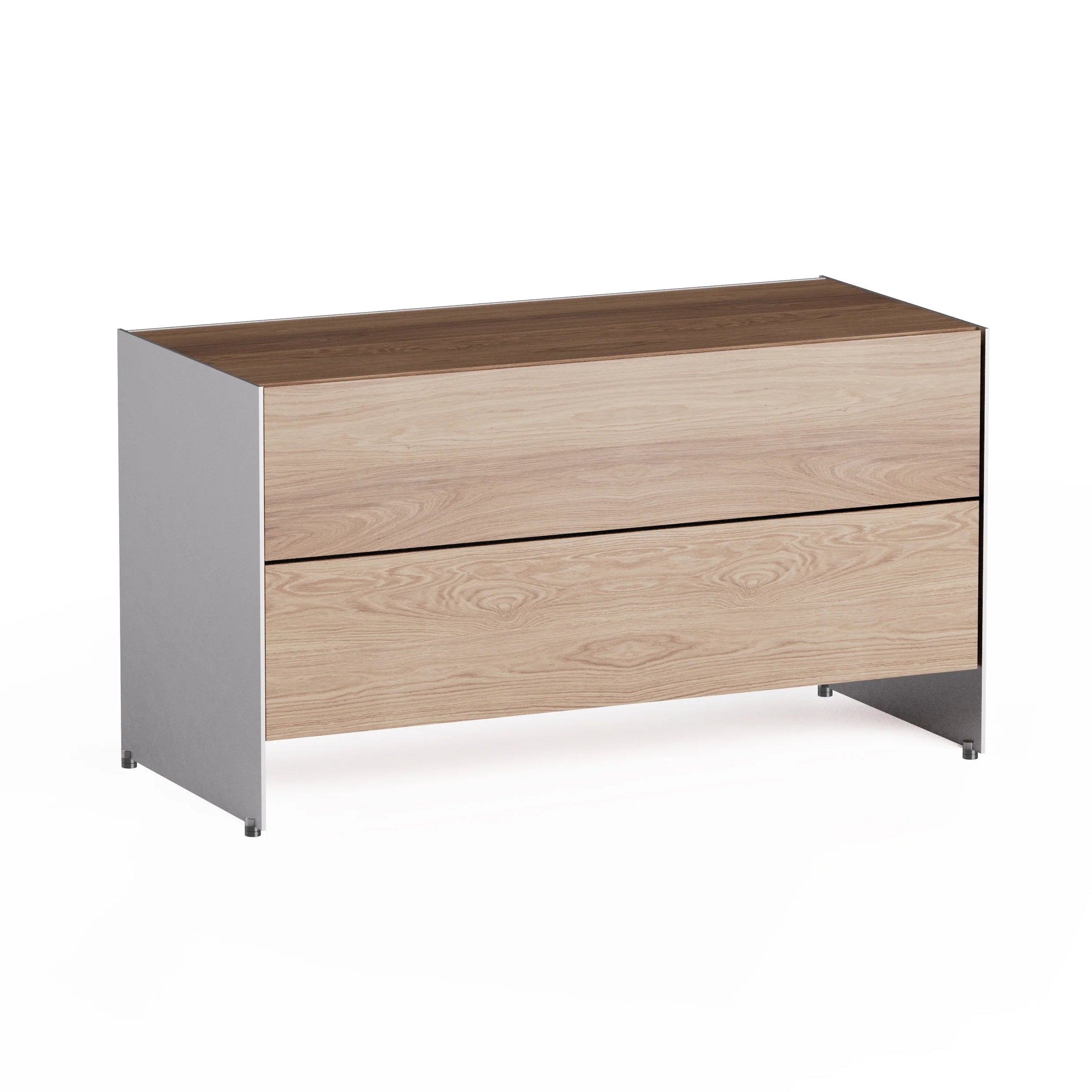 ALOOX 90 Cabinet in Oak Wood with Aluminum Finish