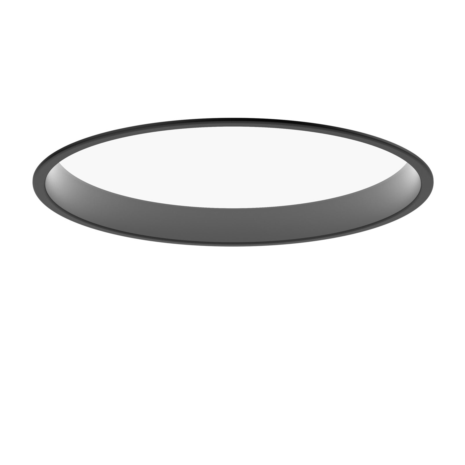 Plafon podtynkowy LP CIRCLE RECESSED czarny