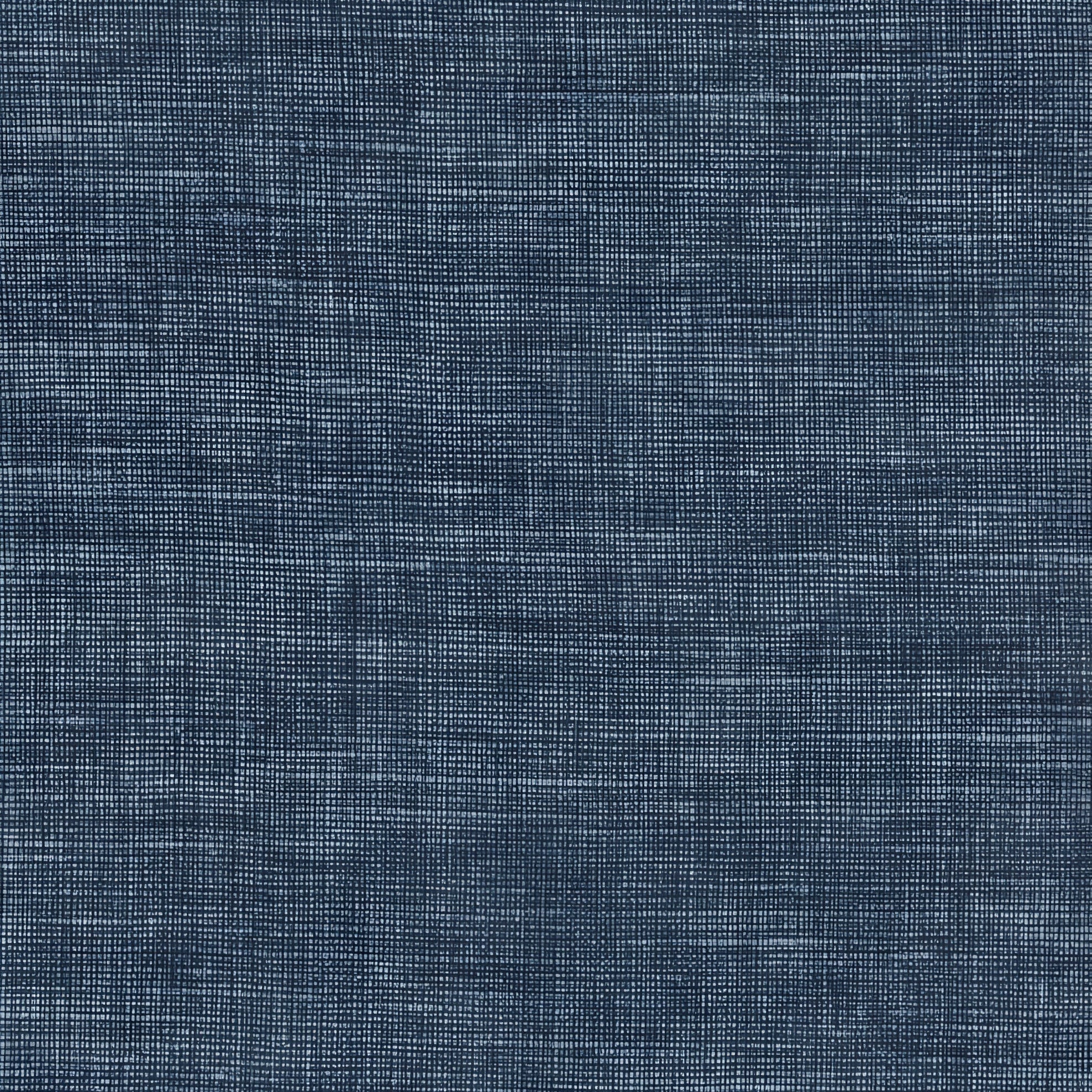 Structural wallpaper resembling canvas LINUM - MARINE sea blue