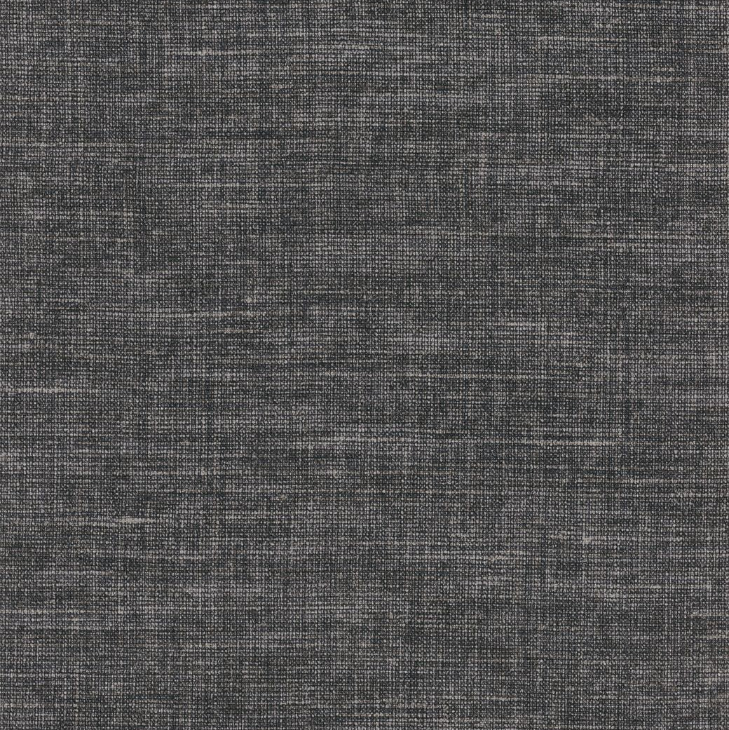 Structural wallpaper resembling canvas LINUM - NOIR black