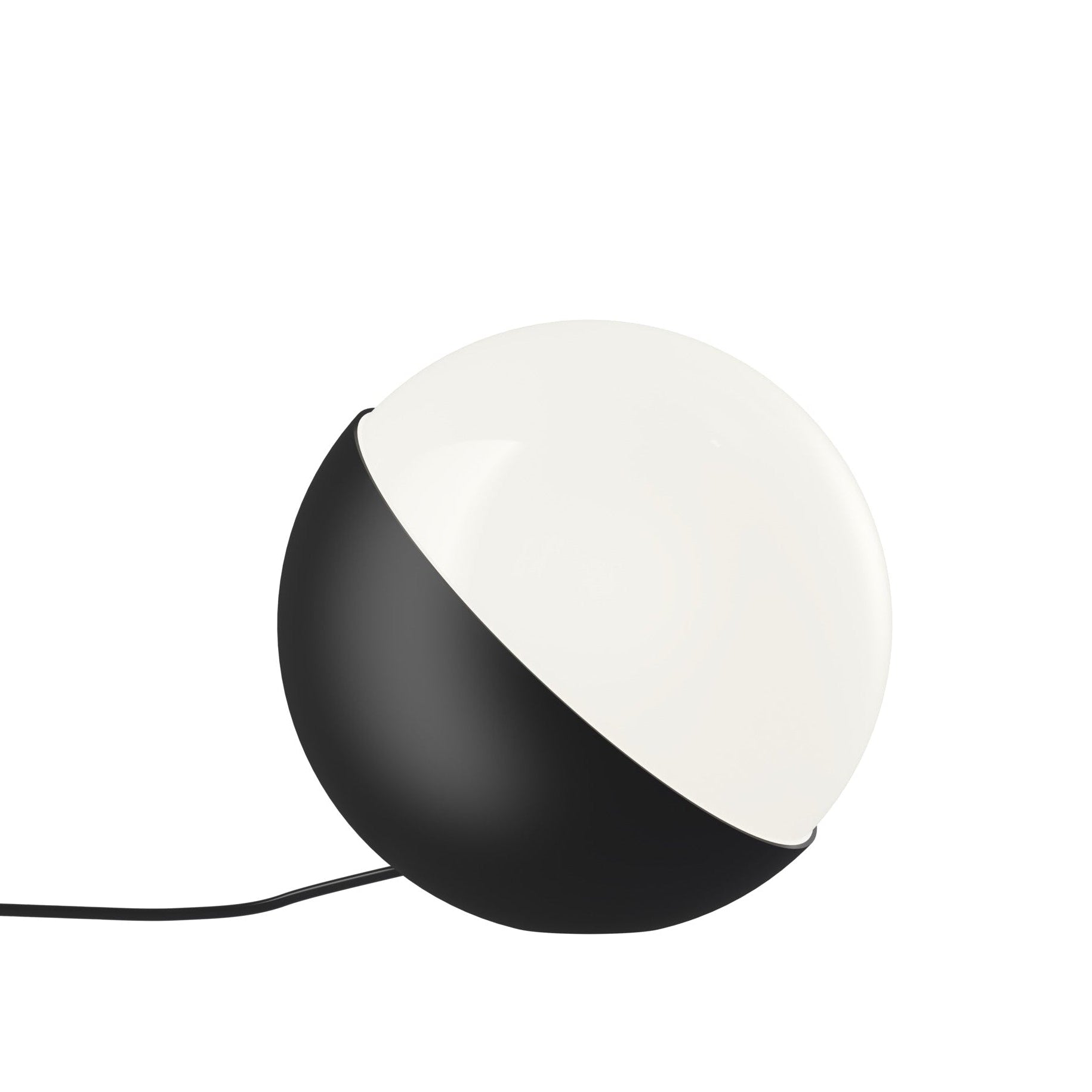 Lampa VL STUDIO weiß mit schwarzem Sockel