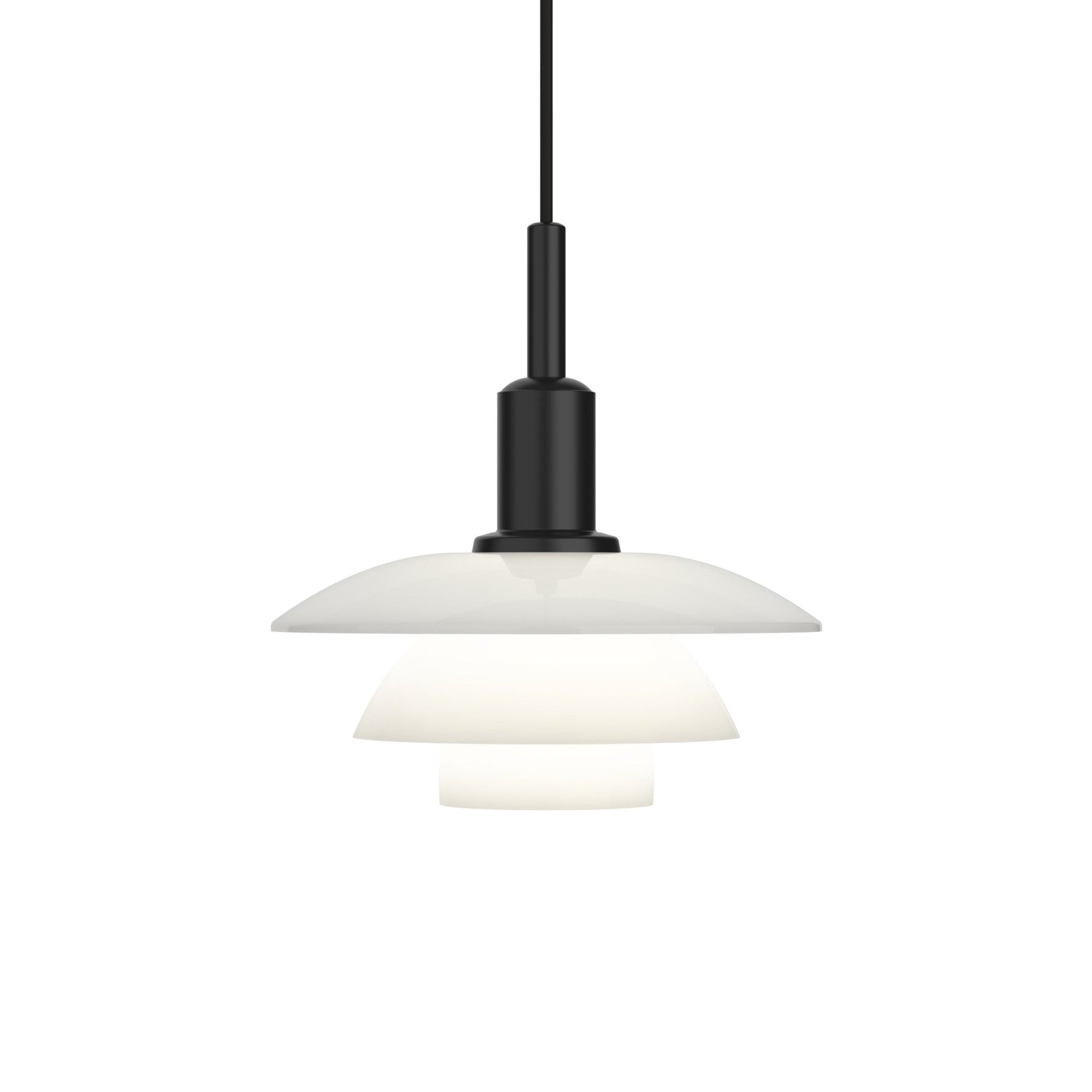 PH 3/3 Pendant Lamp White Opal