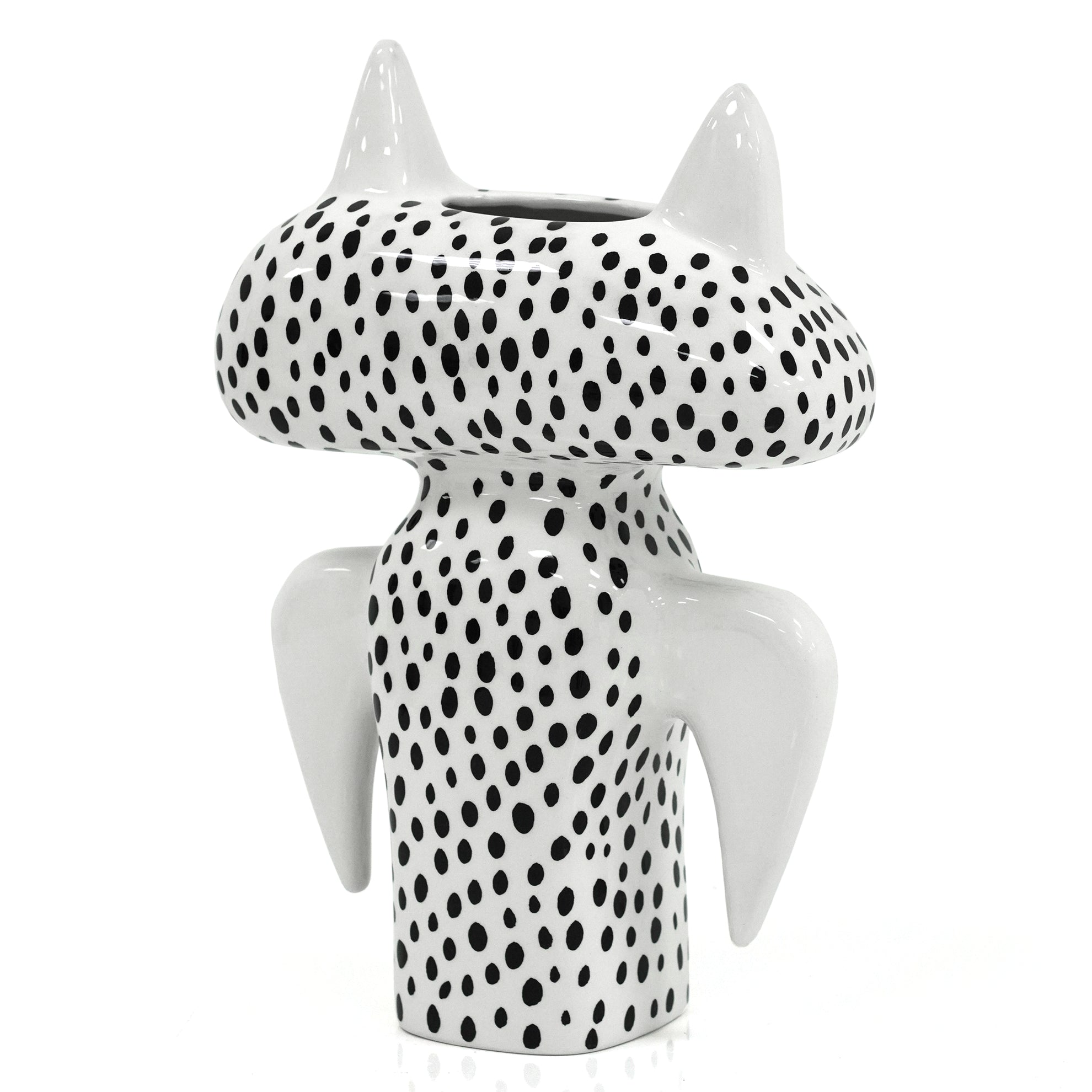 KRITTERS SPIKE Vase weiß