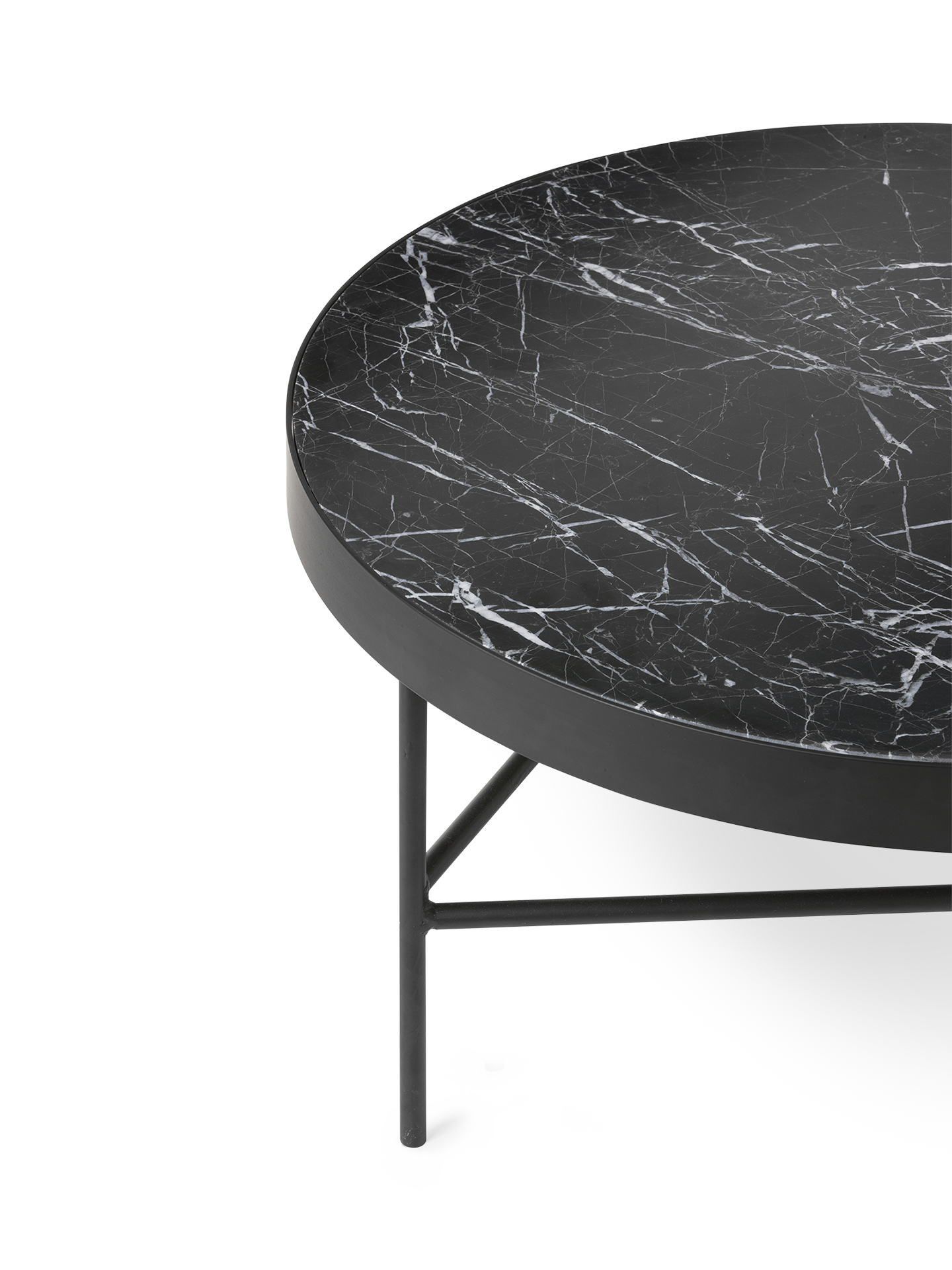 MARBLE TABLE black marble