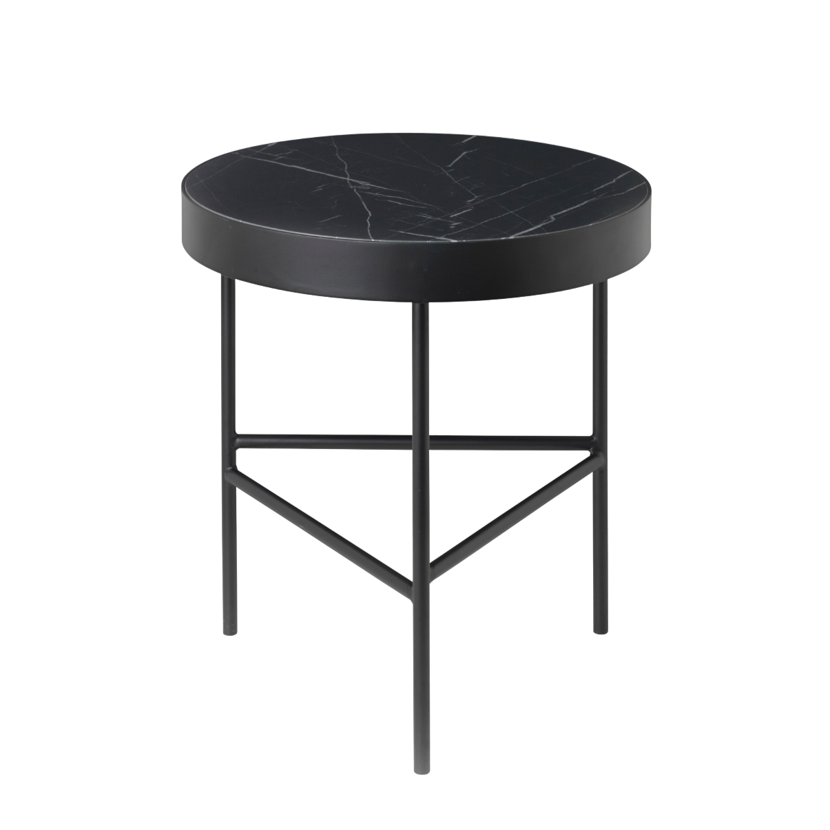 Beistelltisch MARBLE TABLE schwarzer Marmor