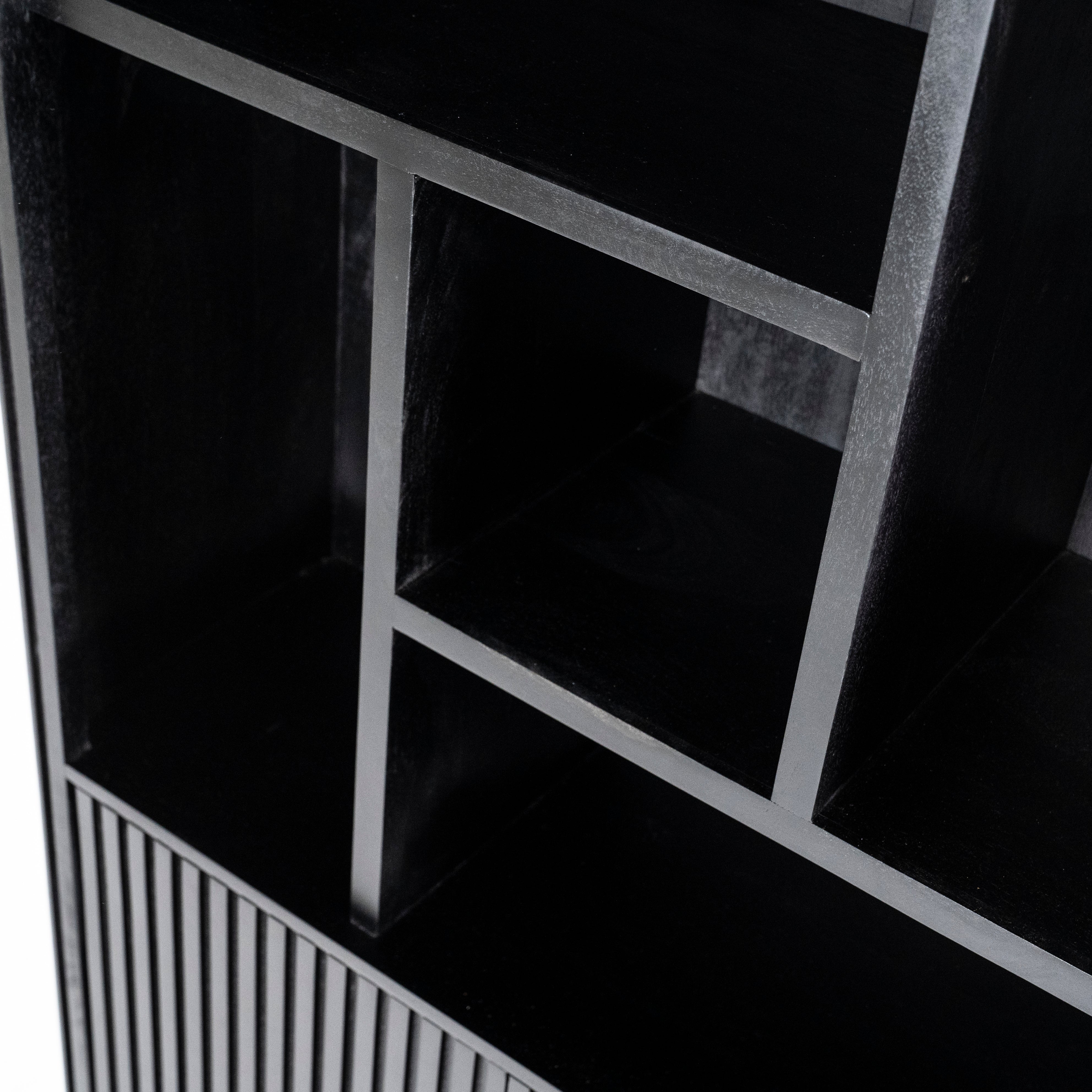 REMI Shelf black mango wood