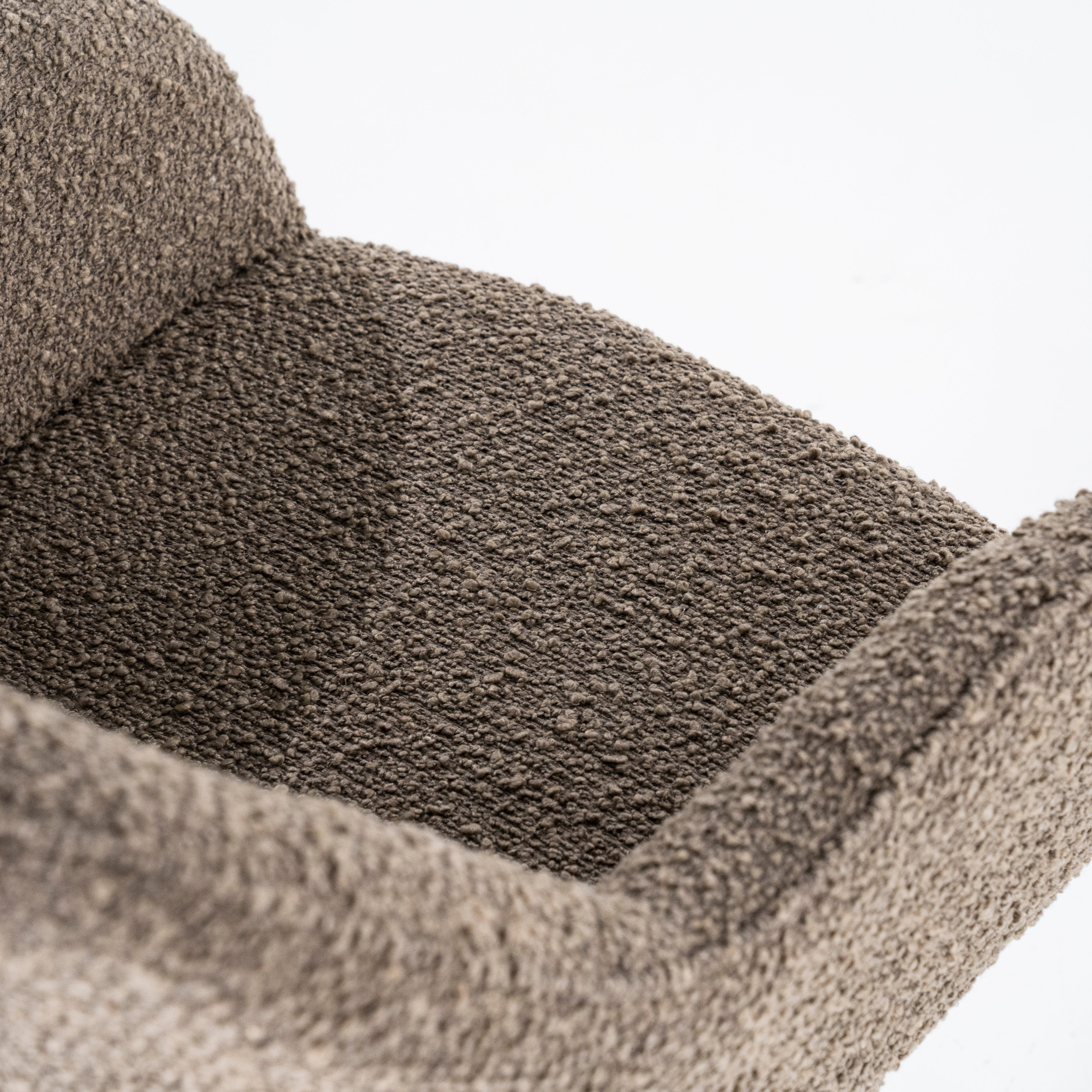 Stuhl FABIO dunkelbraun mit schwarzem Gestell