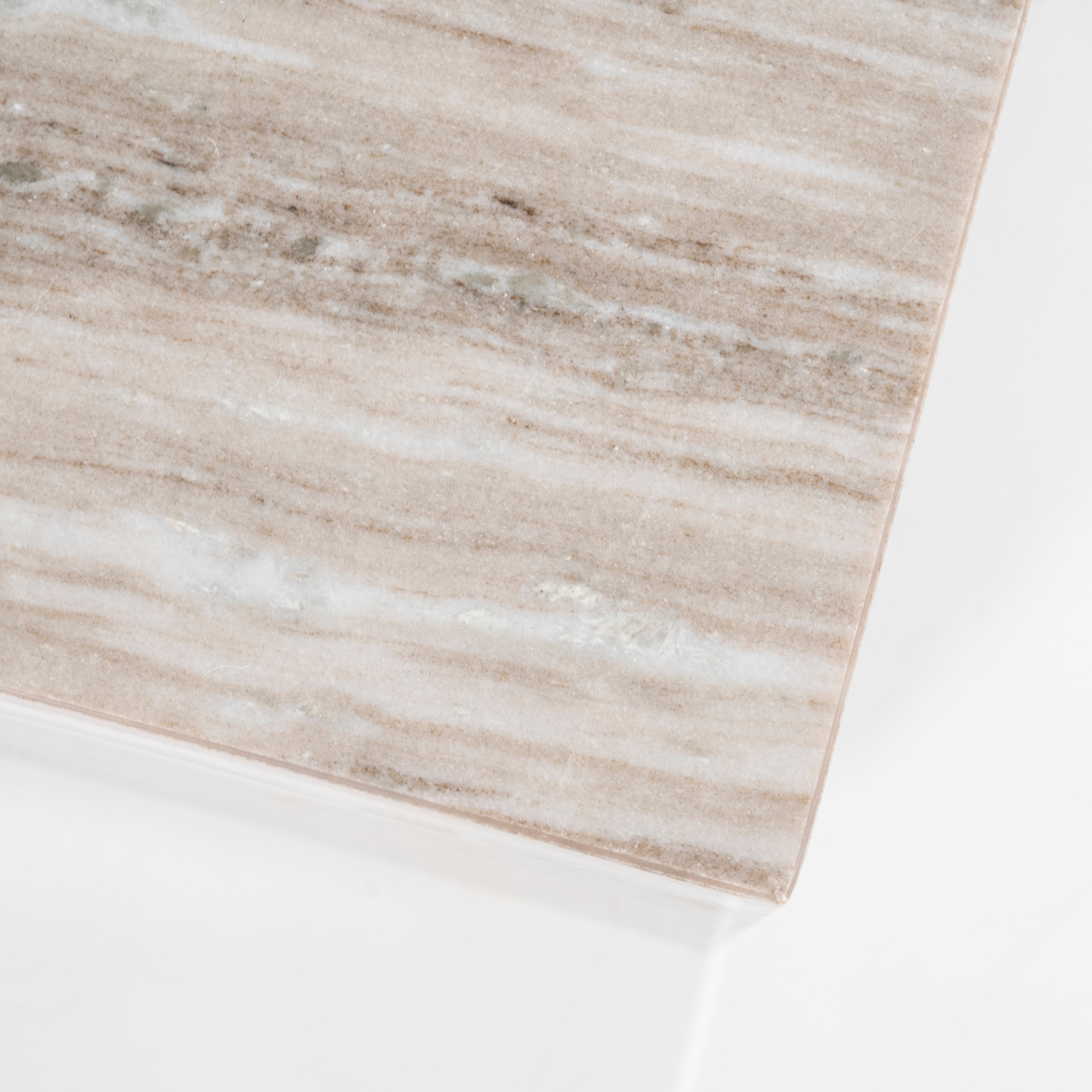 VINCE Coffee Table Gray Marble