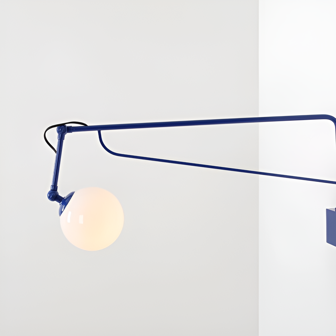 Wandlampe mit verstellbarem Arm SOHO COBALT blau