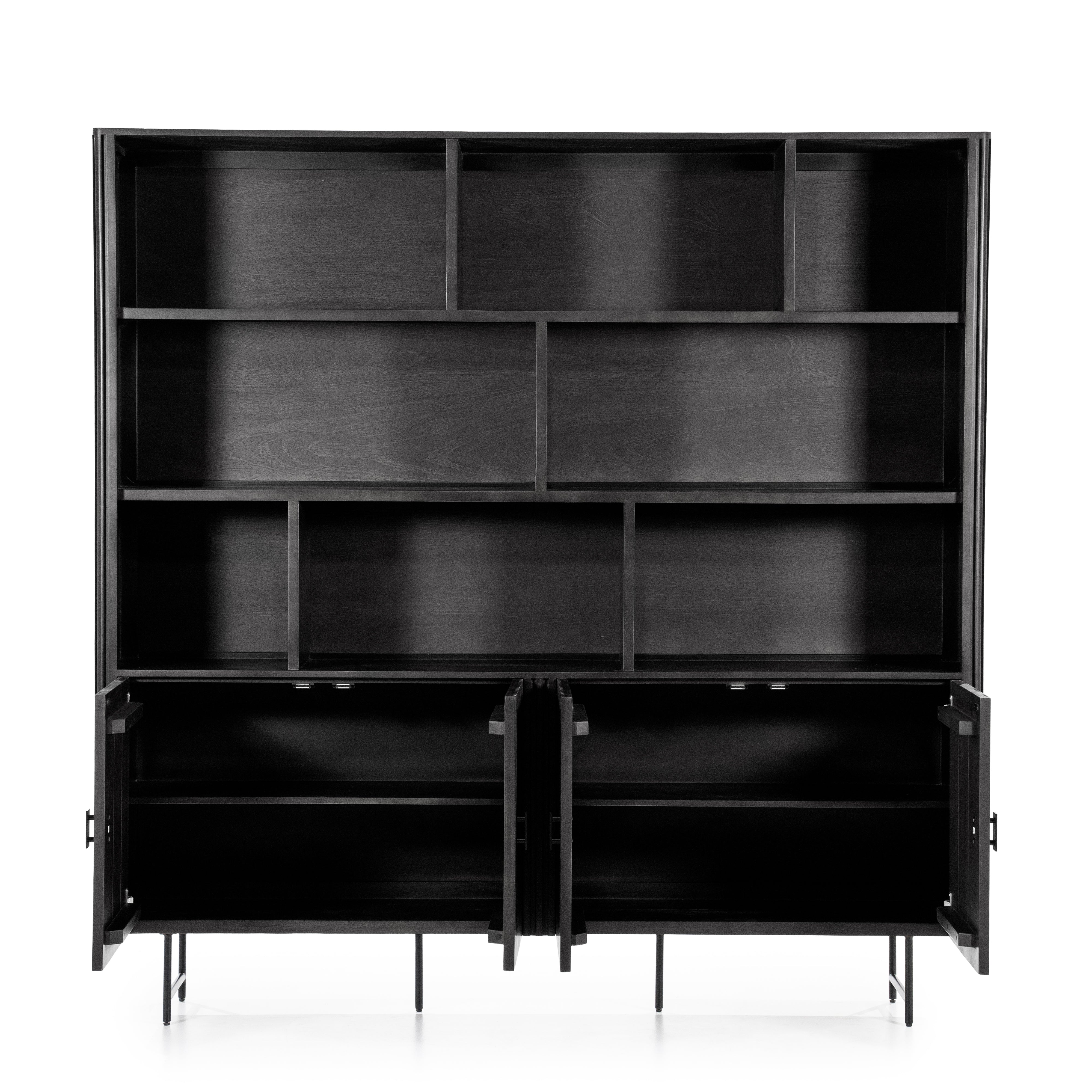 REMI Shelf black mango wood