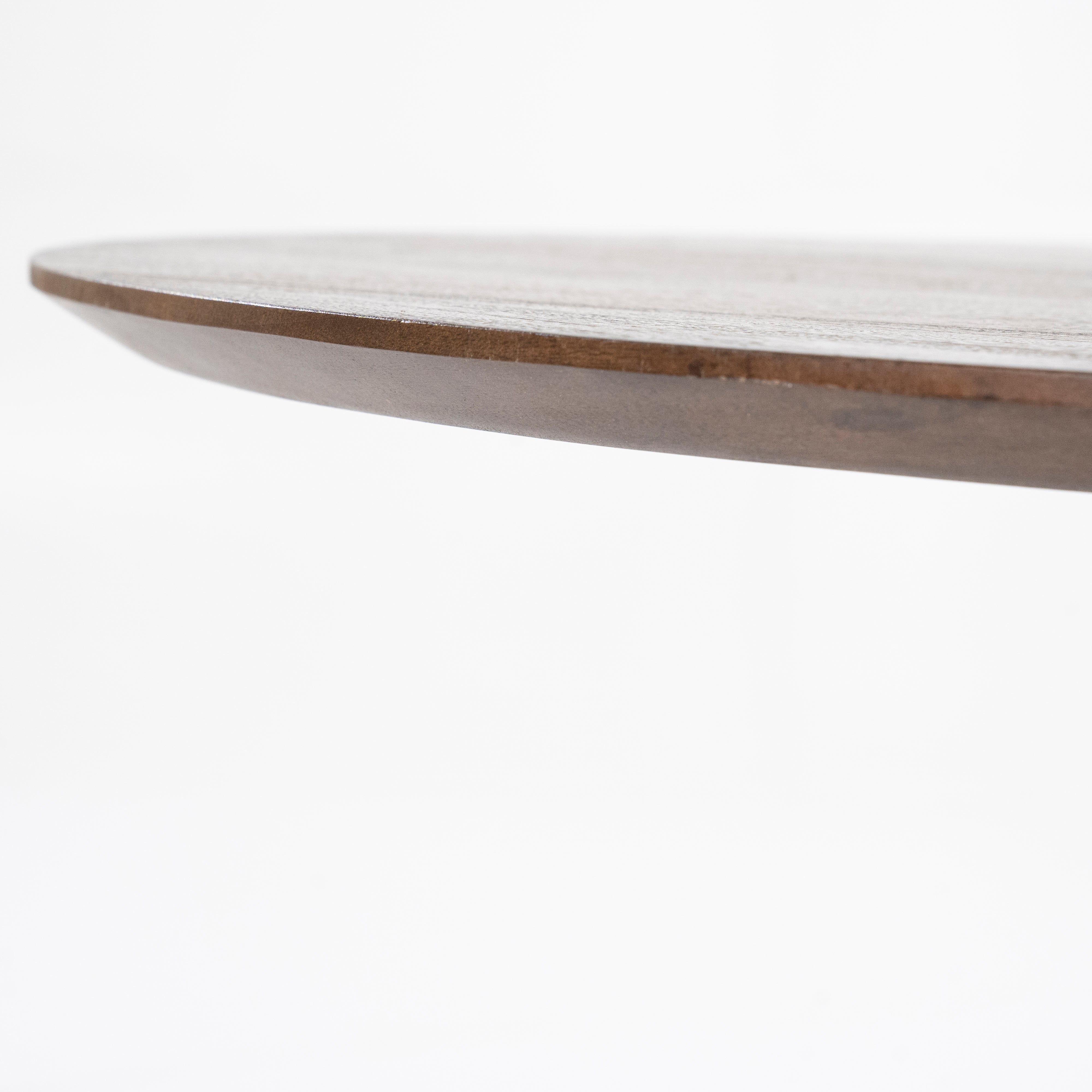 Ovaler Tisch JORDY aus dunkelbraunem Mangoholz