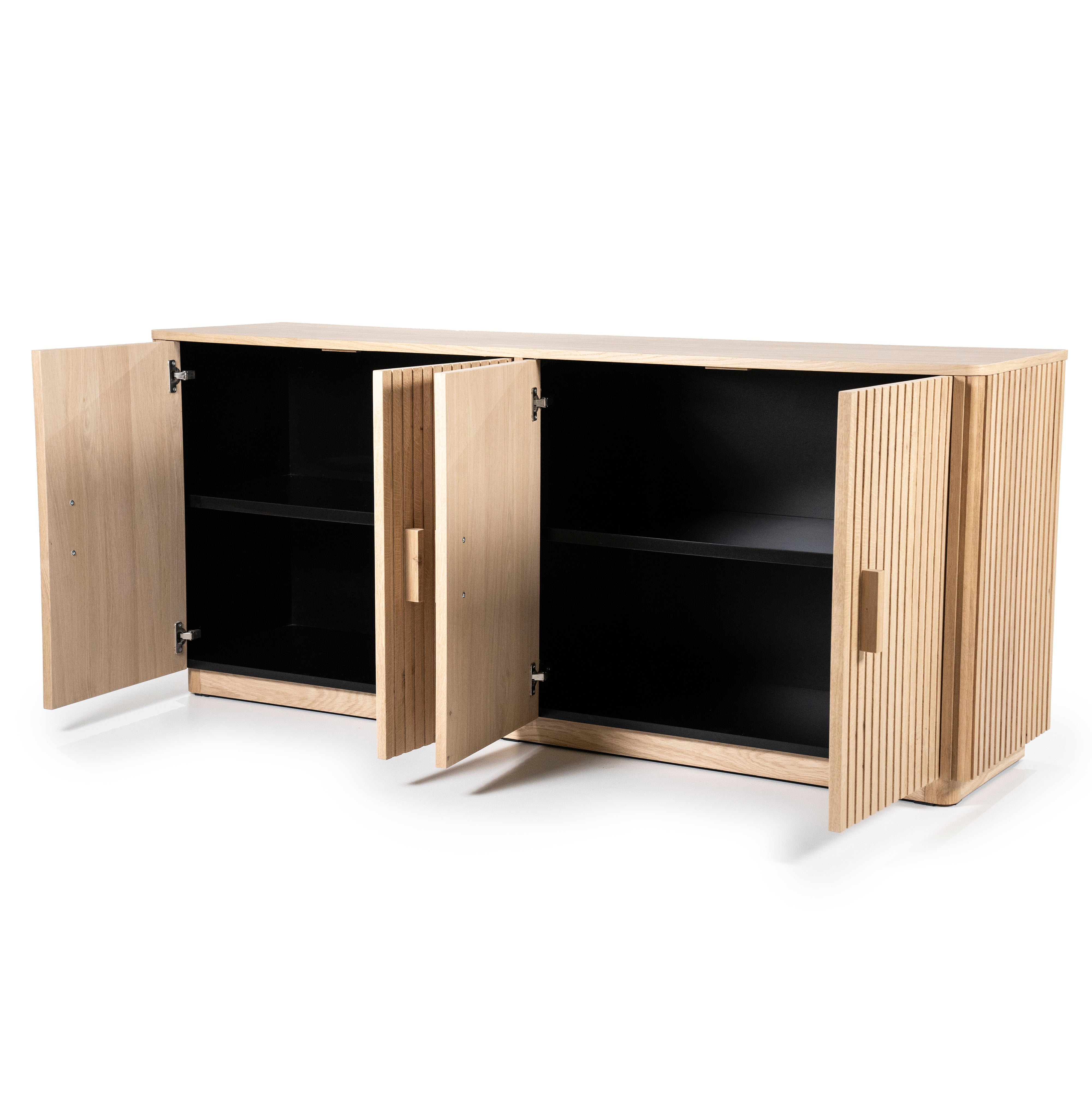 ROSENBORG oak wood chest of drawers