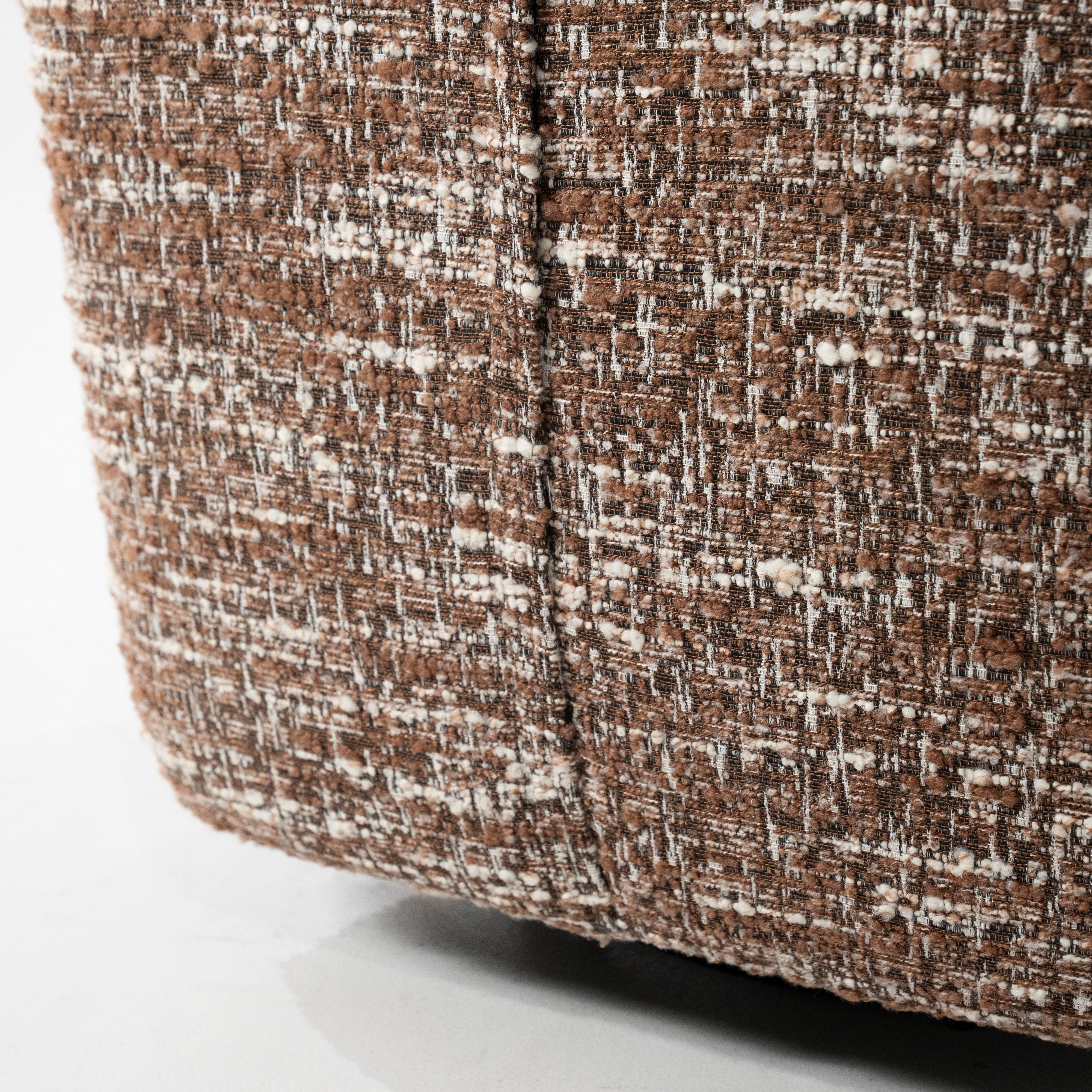 LOYS brown swivel armchair